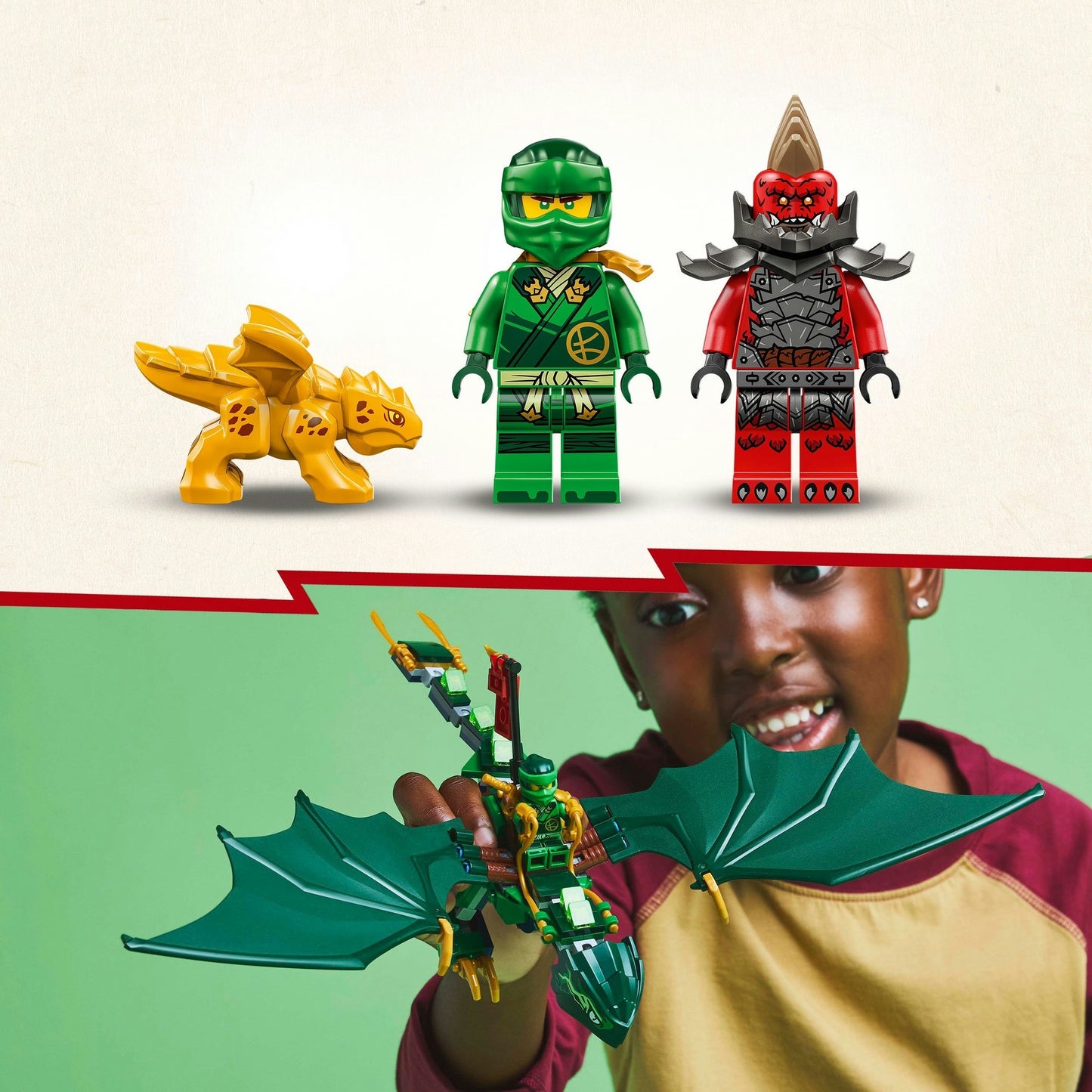 LEGO ninjago 71829 lloyds groene bosdraak