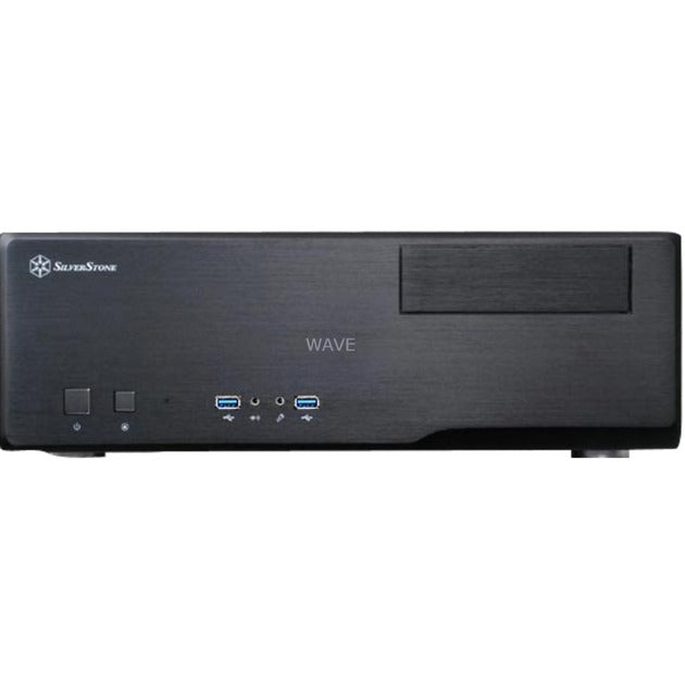 SilverStone grandia gd05b usb 3.0 desktop behuizing (zwart | 2x usb-a)