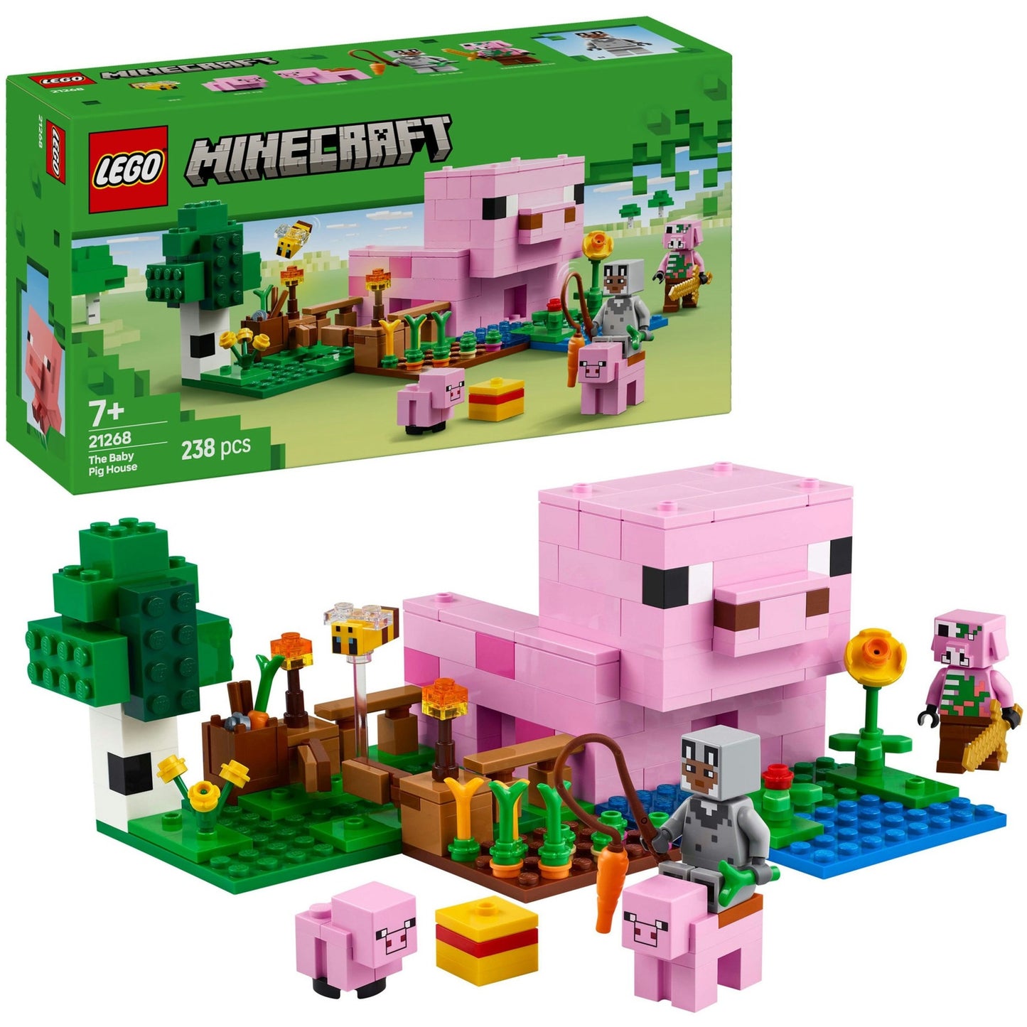LEGO minecraft 21268 het huis van het biggetje