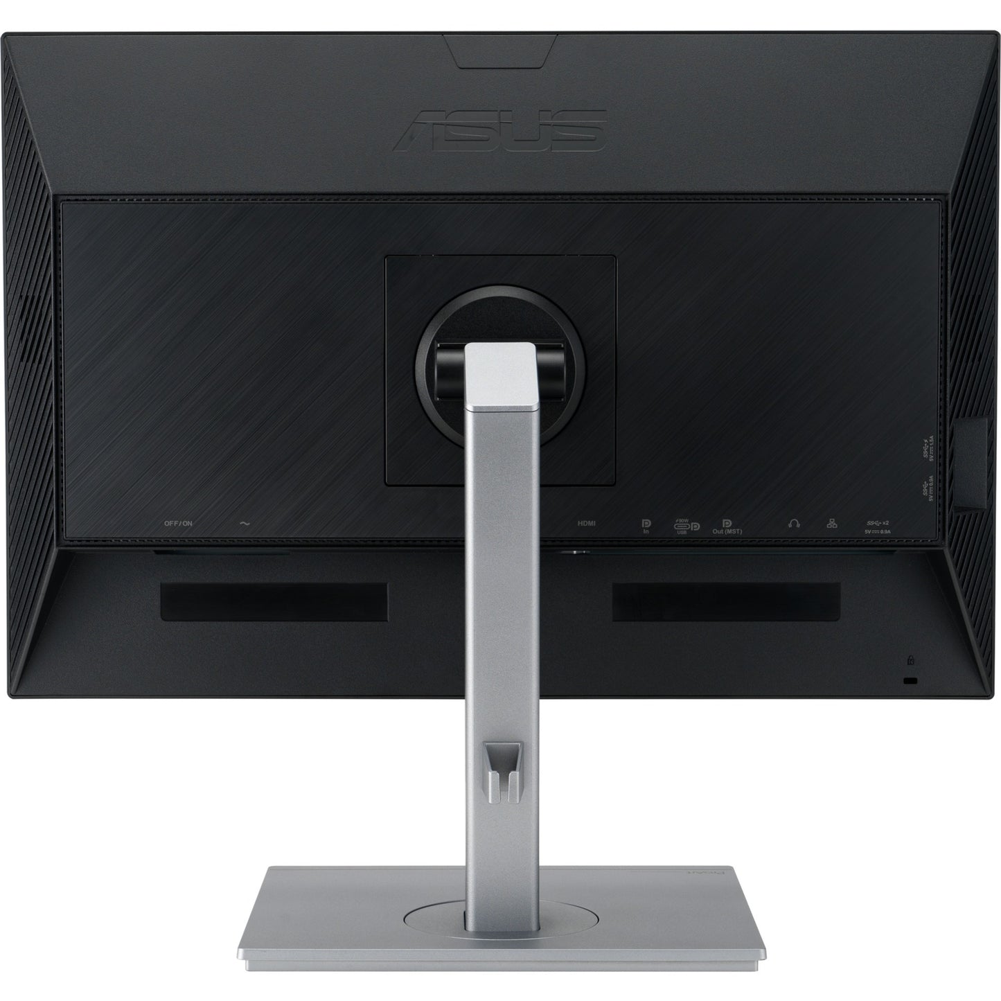 ASUS proart display pa248cnv 24 monitor (zwart zilver, 75 hz, hdmi, displayport, usb, lan, audio)