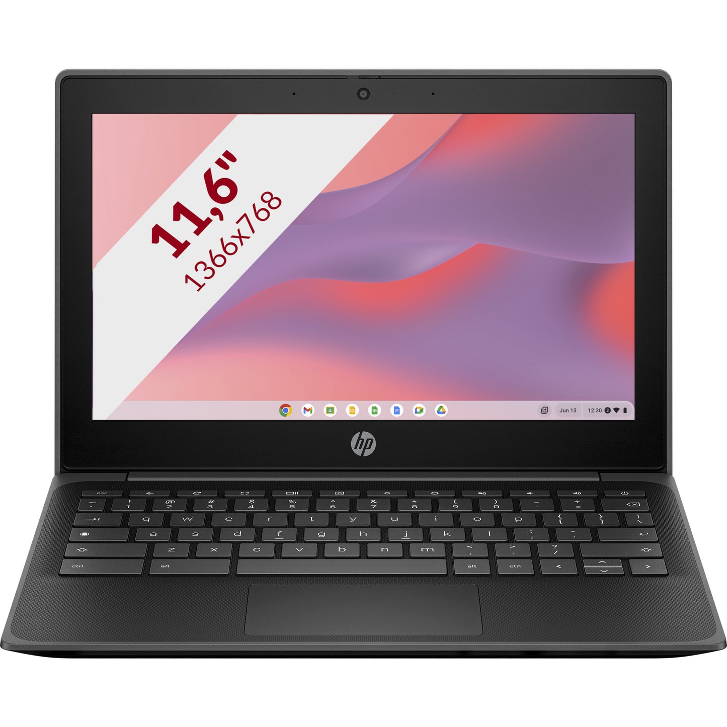 HP fortis g1i 11 (b80pqes) 11.6 laptop (zwart | intel n150 | intel graphics | 4 gb | 32 gb | touch)