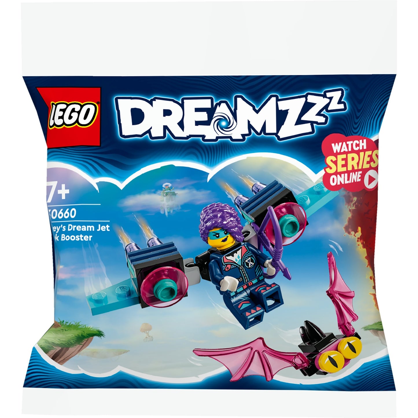 LEGO dreamzzz - zoey's jetpackbooster z-blob en bunchu spinontsnapping constructiespeelgoed (30660)