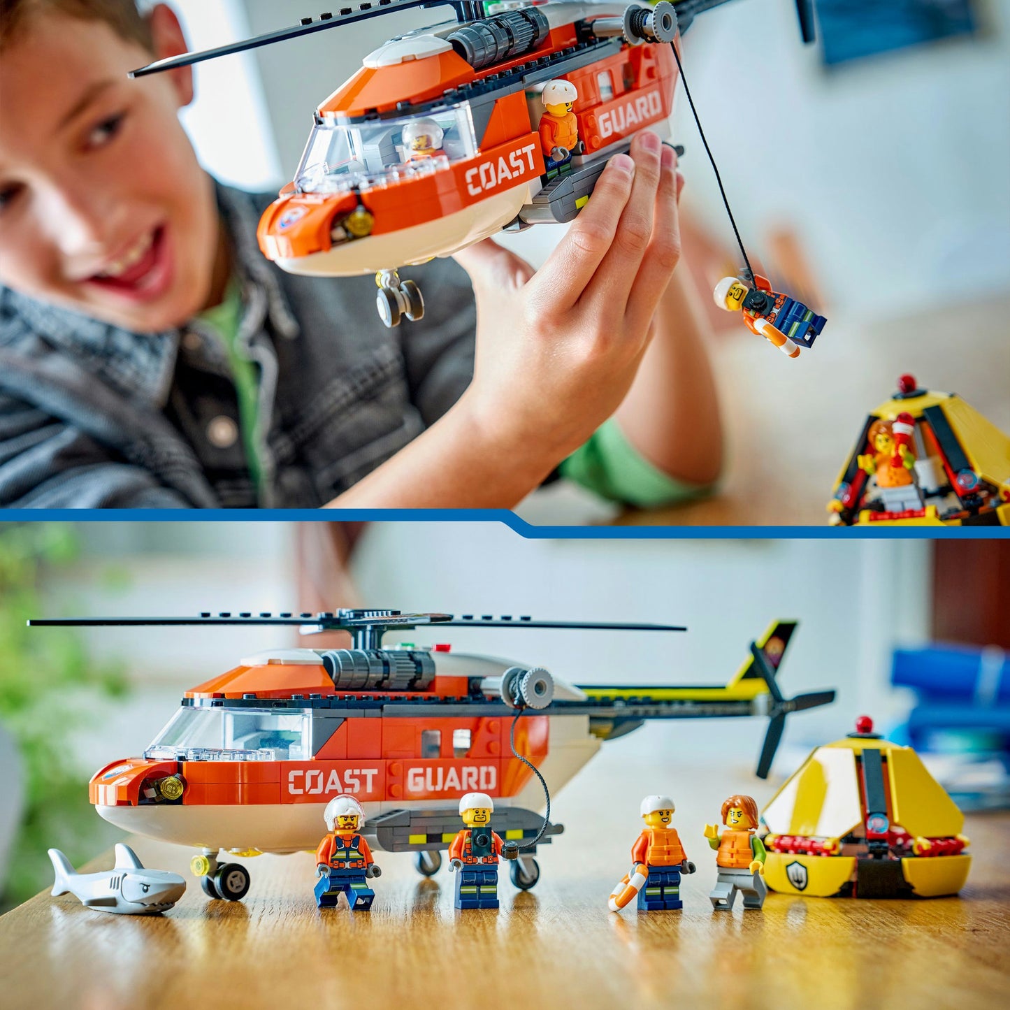 LEGO city 60503 kustwacht helikopter