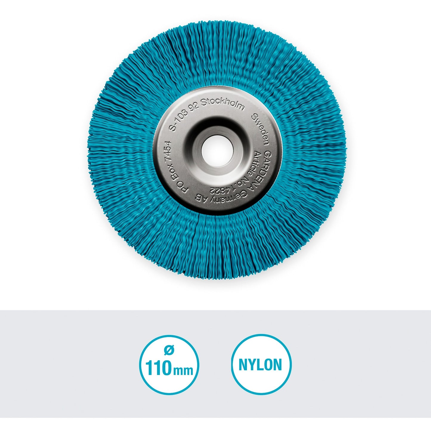 GARDENA voegenborstel van nylon borstel (voor easyweed 1800, voor krasgevoelige oppervlakken)