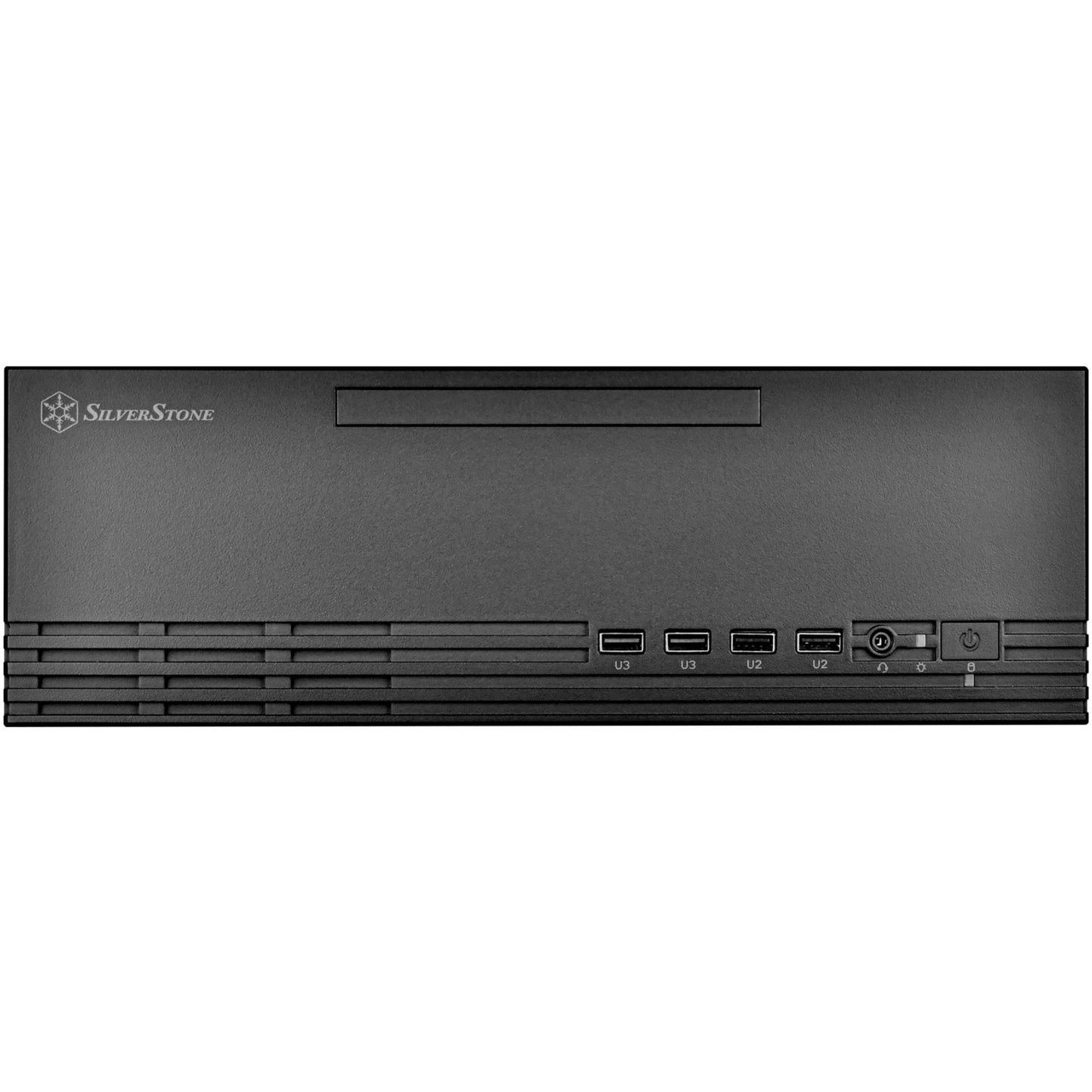 SilverStone sst-ml11b htpc behuizing (zwart | 4x usb-a)