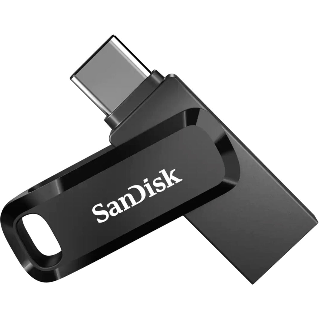 SanDisk ultra dual drive go 512 gb usb-stick (zwart, usb-a 3.2 (5 gbit s), usb-c 3.2 (5 gbit s))