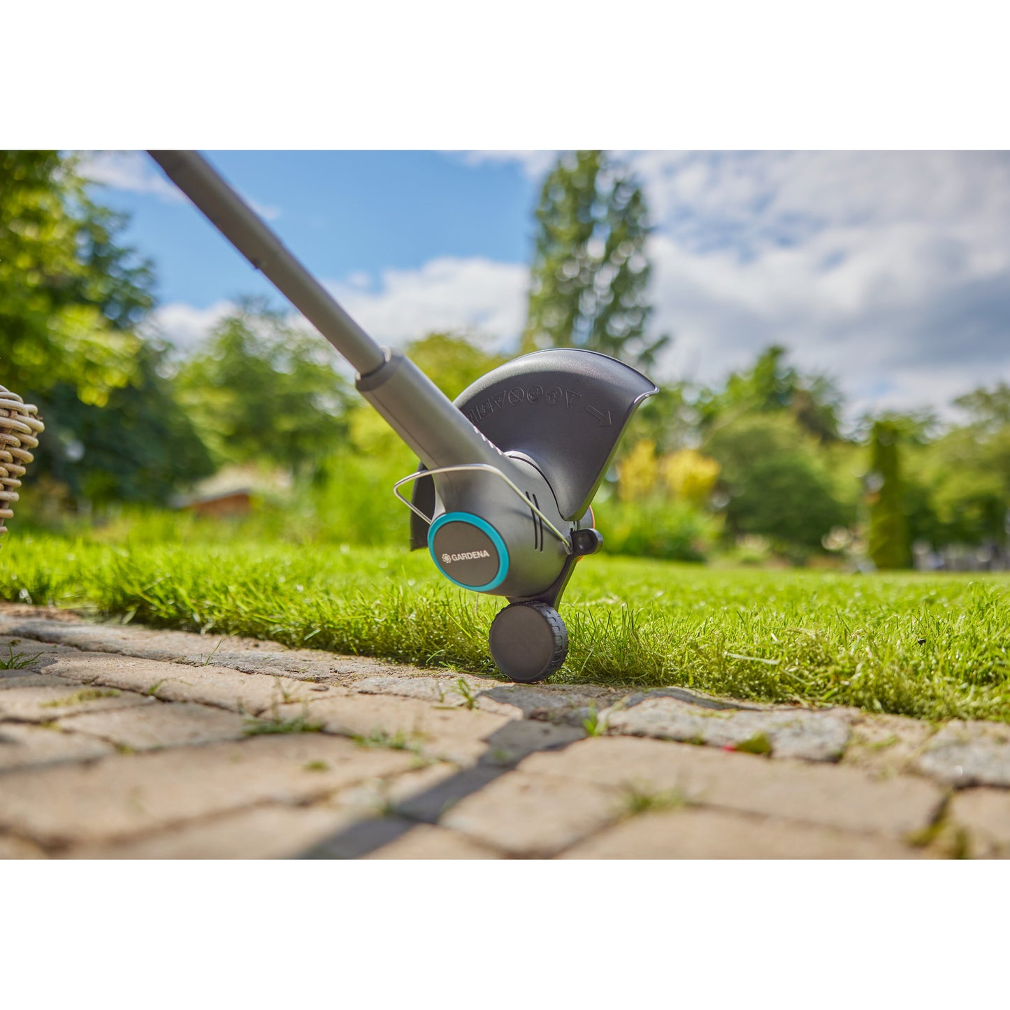 GARDENA grastrimmer easytrim 25 18v (grijs turquoise, 18v p4a accu en oplader inbegrepen)