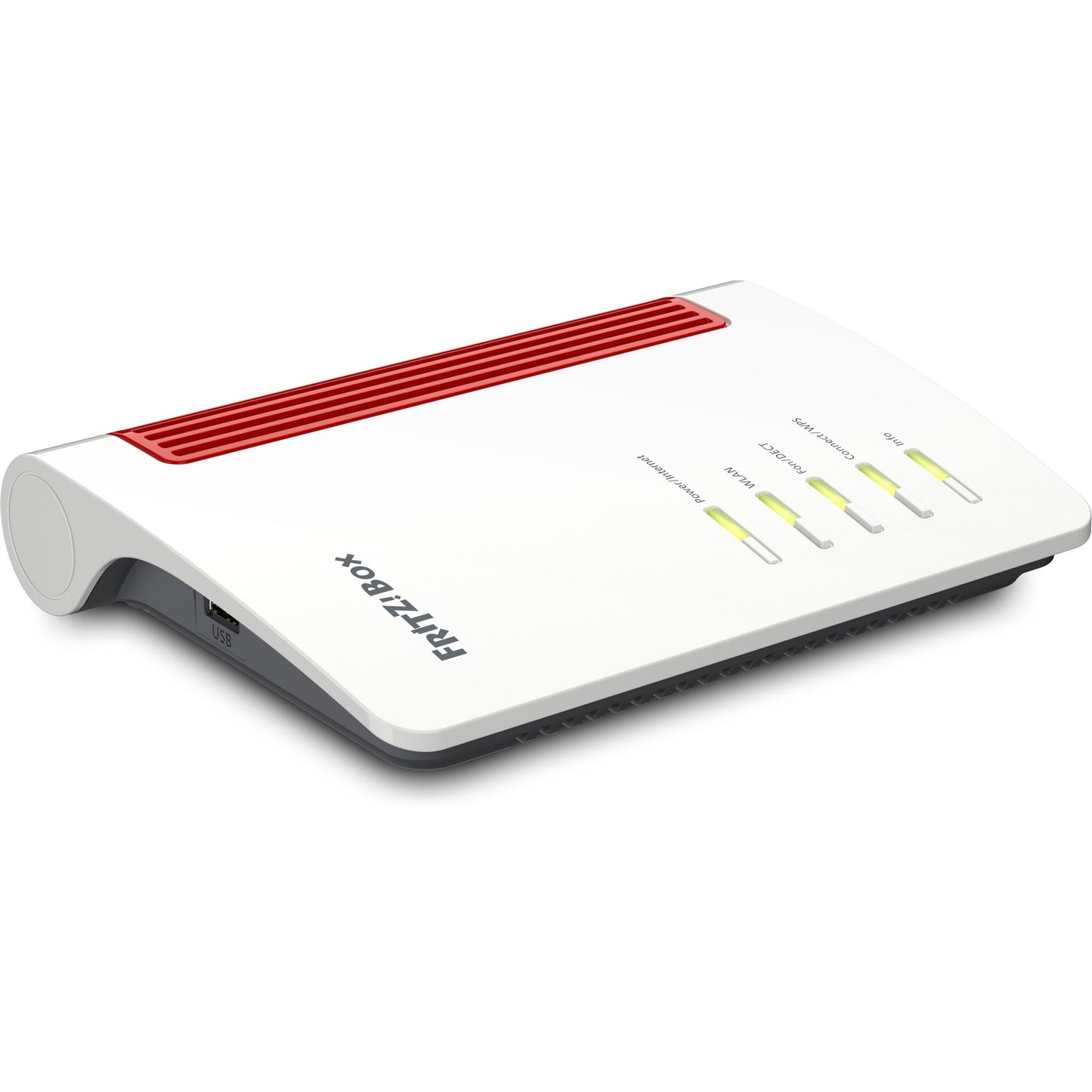 FRITZ! box 4050 edition international router (wit rood, mesh wi-fi)
