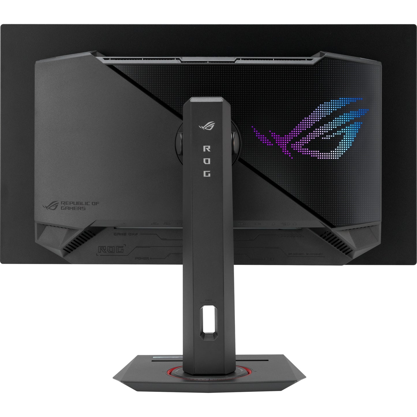 ASUS rog strix oled xg27acdng 27 gaming monitor (zwart, 2x hdmi, displayport, 3x usb-a, usb-b, usb-c, 360 hz)