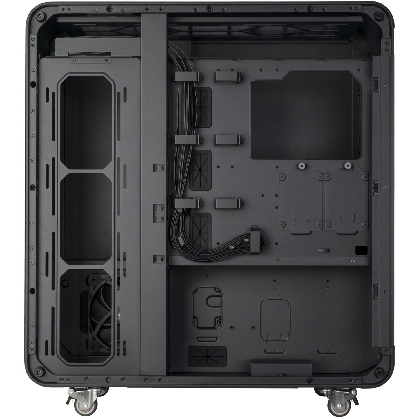 SilverStone alta t1 big tower behuizing (zwart | 2x usb-a | 2x usb-c)