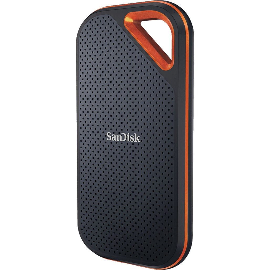 SanDisk extreme pro portable v2, 1 tb externe ssd (zwart oranje, sdssde81-1t00-g25, usb-c)