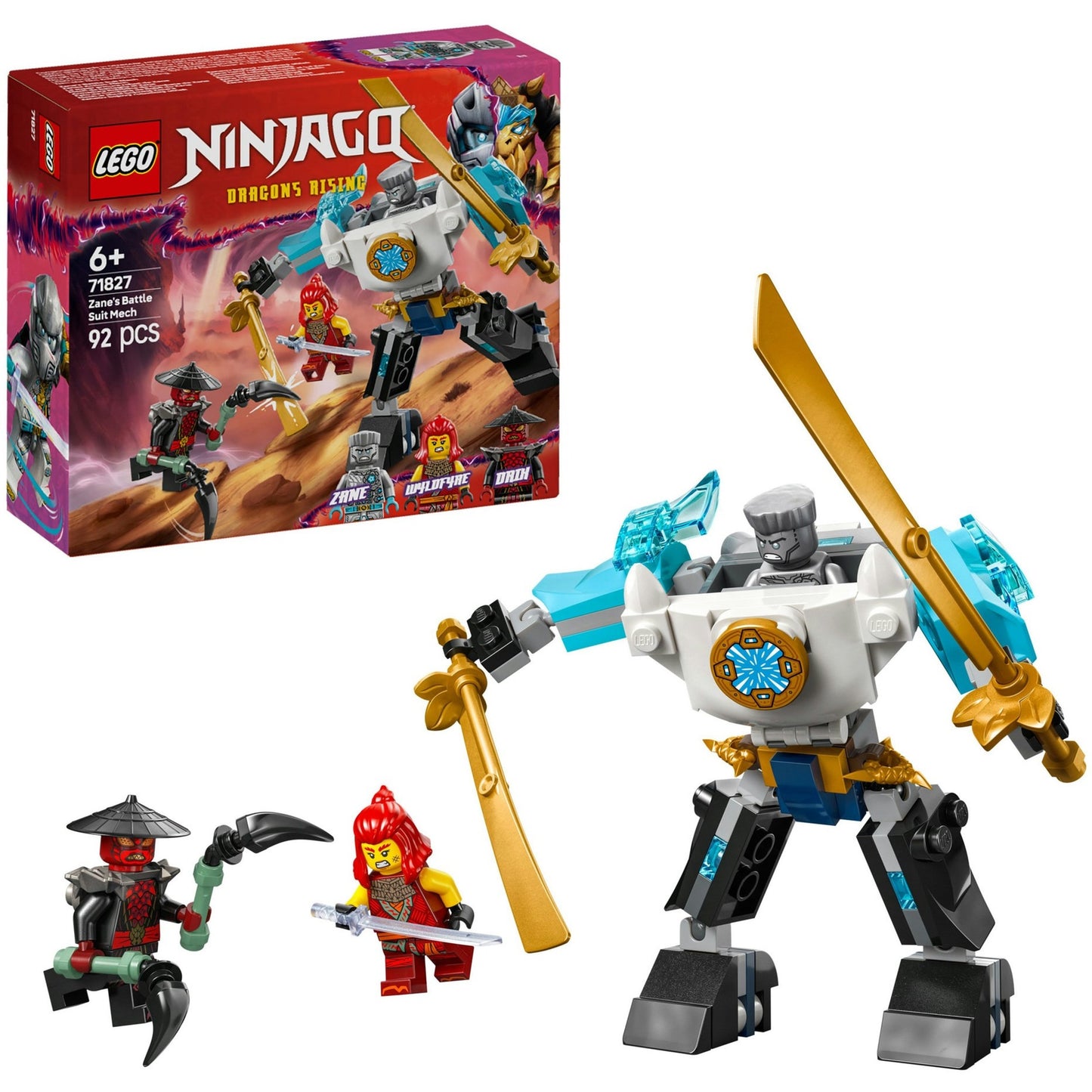LEGO ninjago 71827 zane's strijdmecha