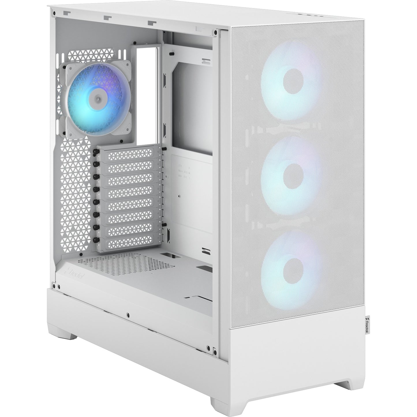 Fractal Design pop xl air rgb big tower behuizing (wit | 2x usb-a | rgb | tempered glass)