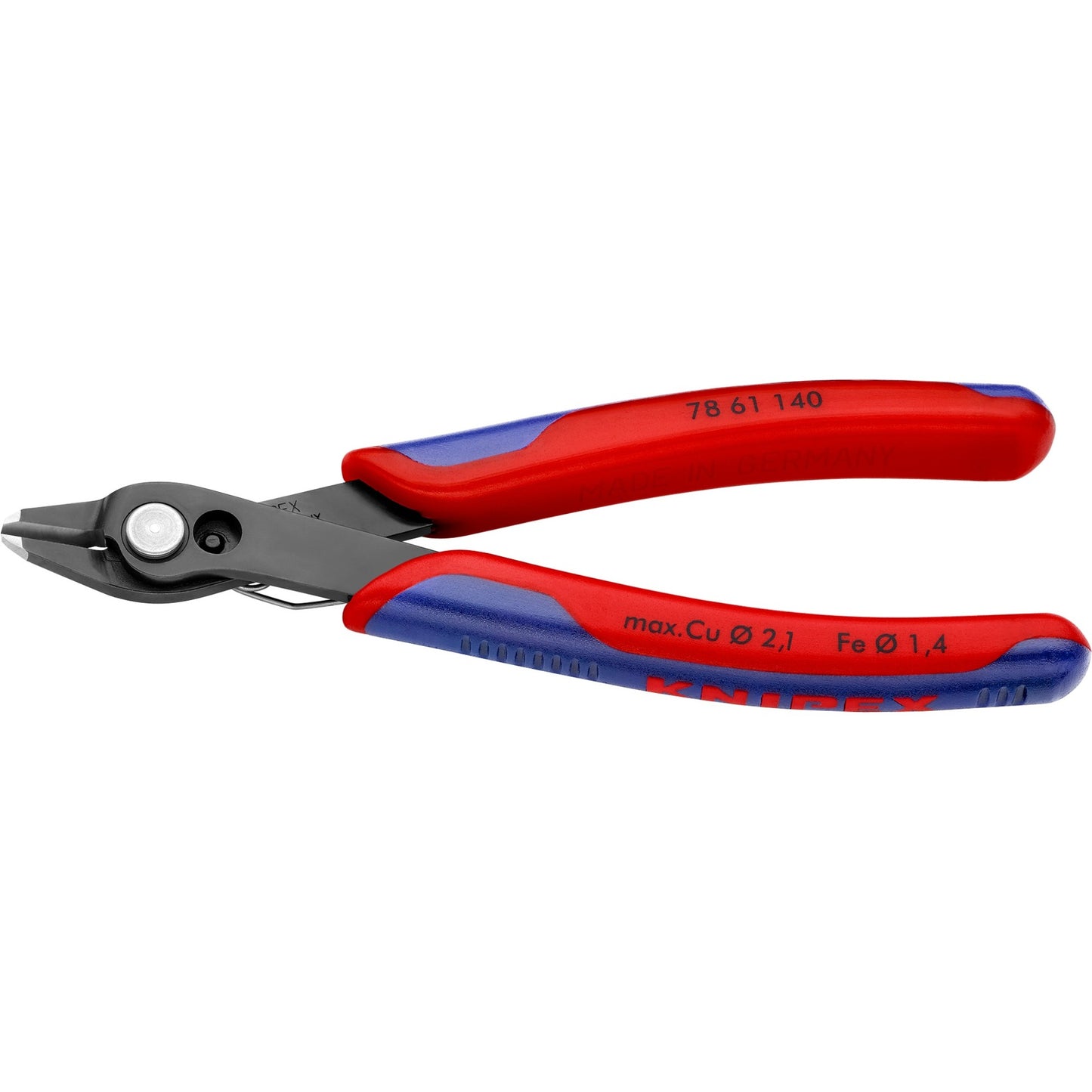 KNIPEX electronic super knips xl 7861140 elektronica-tang (rood blauw)