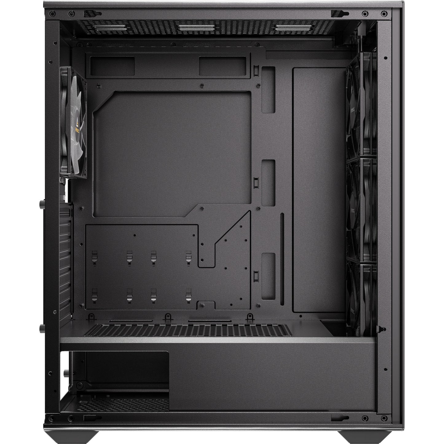 Antec ax85 argb midi tower behuizing (zwart | 2x usb-a | tempered glass)