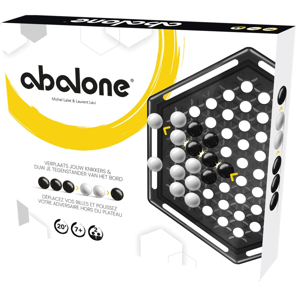 Asmodee abalone bordspel (frans nederlands, 2 spelers, 20 minuten, vanaf 7 jaar)