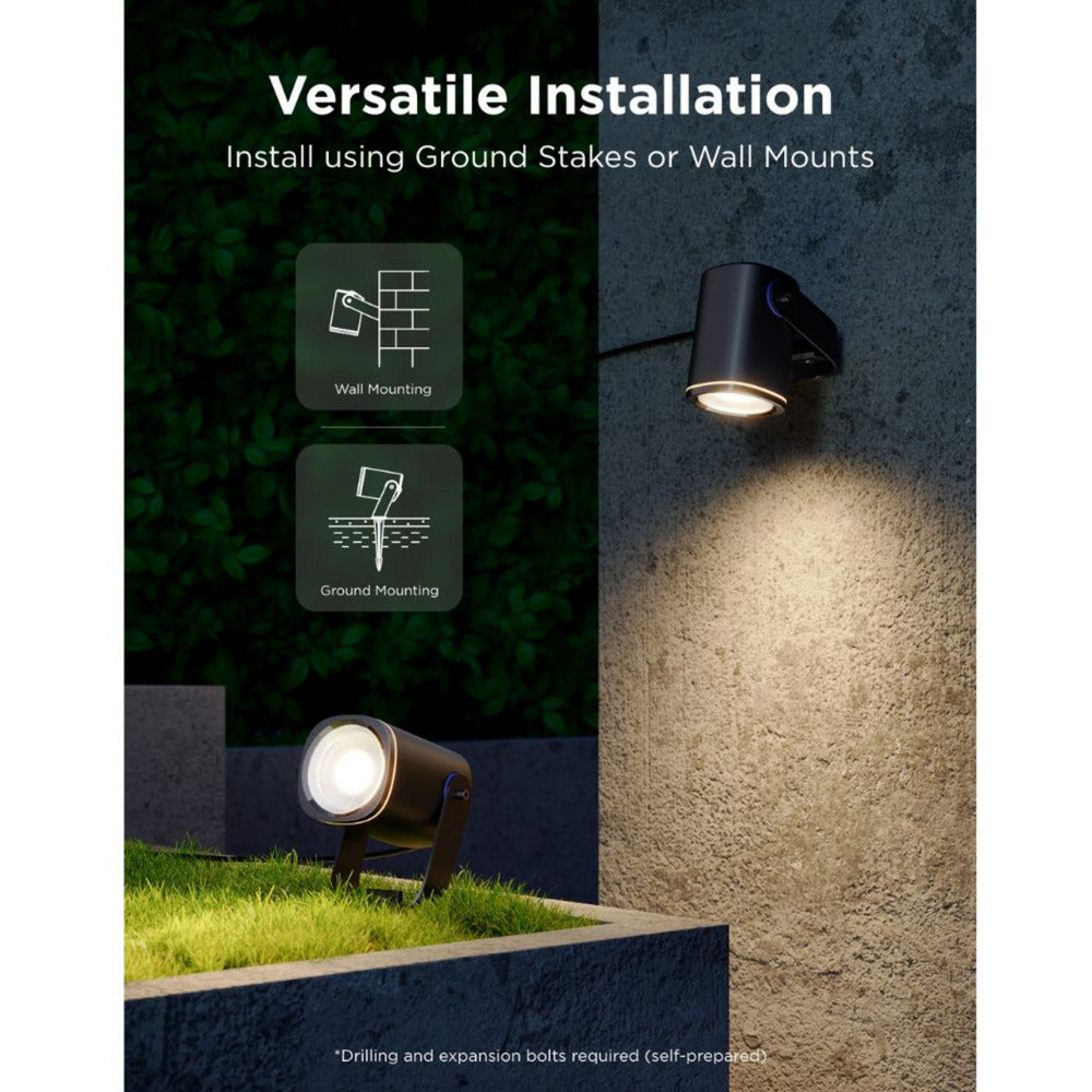 Govee outdoor spotlights 2 - 2-pack verlichting (zwart)