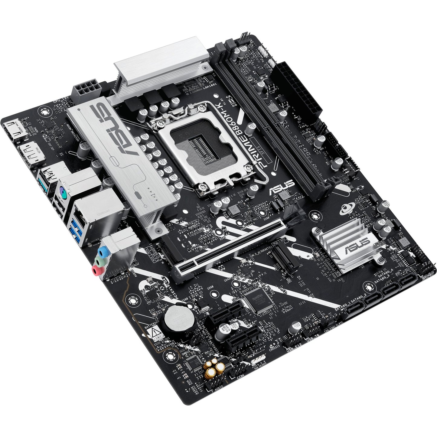 ASUS prime b860m-k socket 1851 moederbord (2.5 gb-lan, sound, µatx)