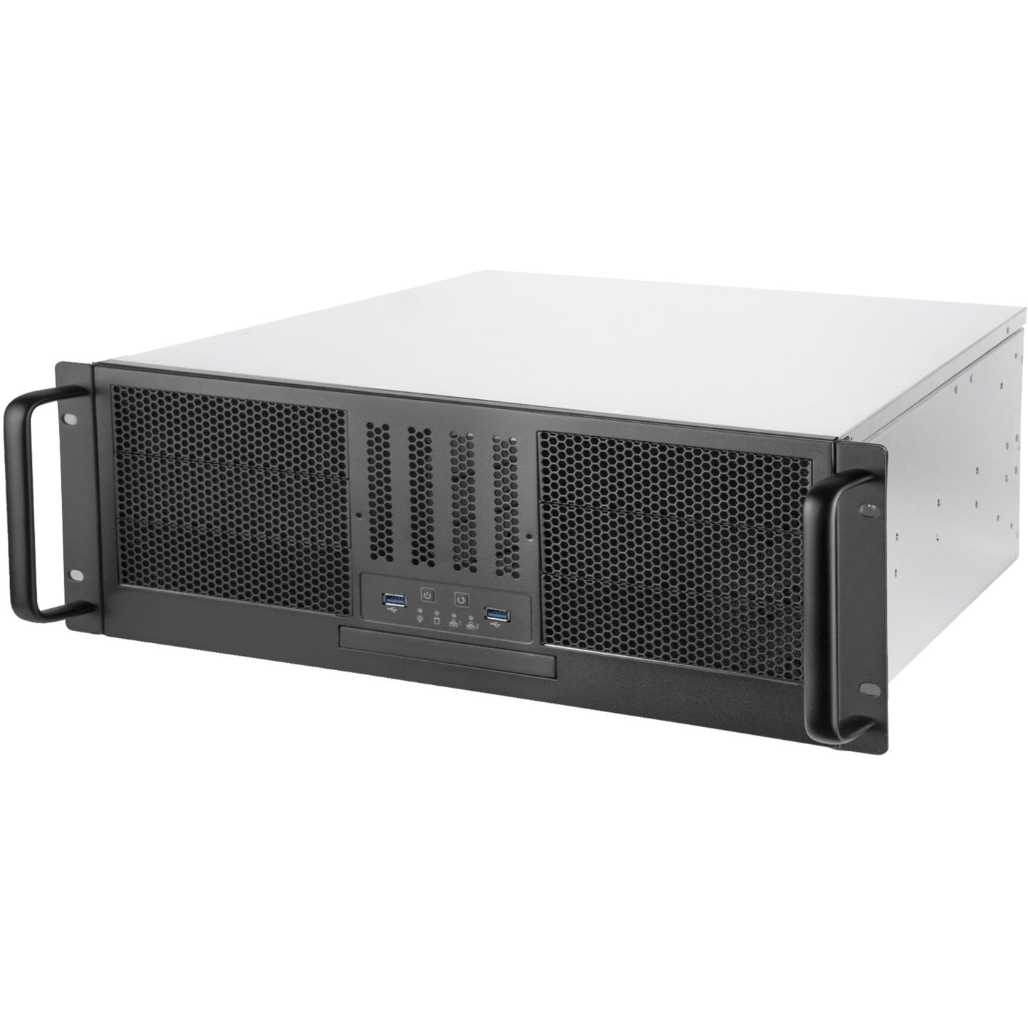 SilverStone rm41-506 rack behuizing (zwart | 2x usb-a 3.2 (5 gbit s))