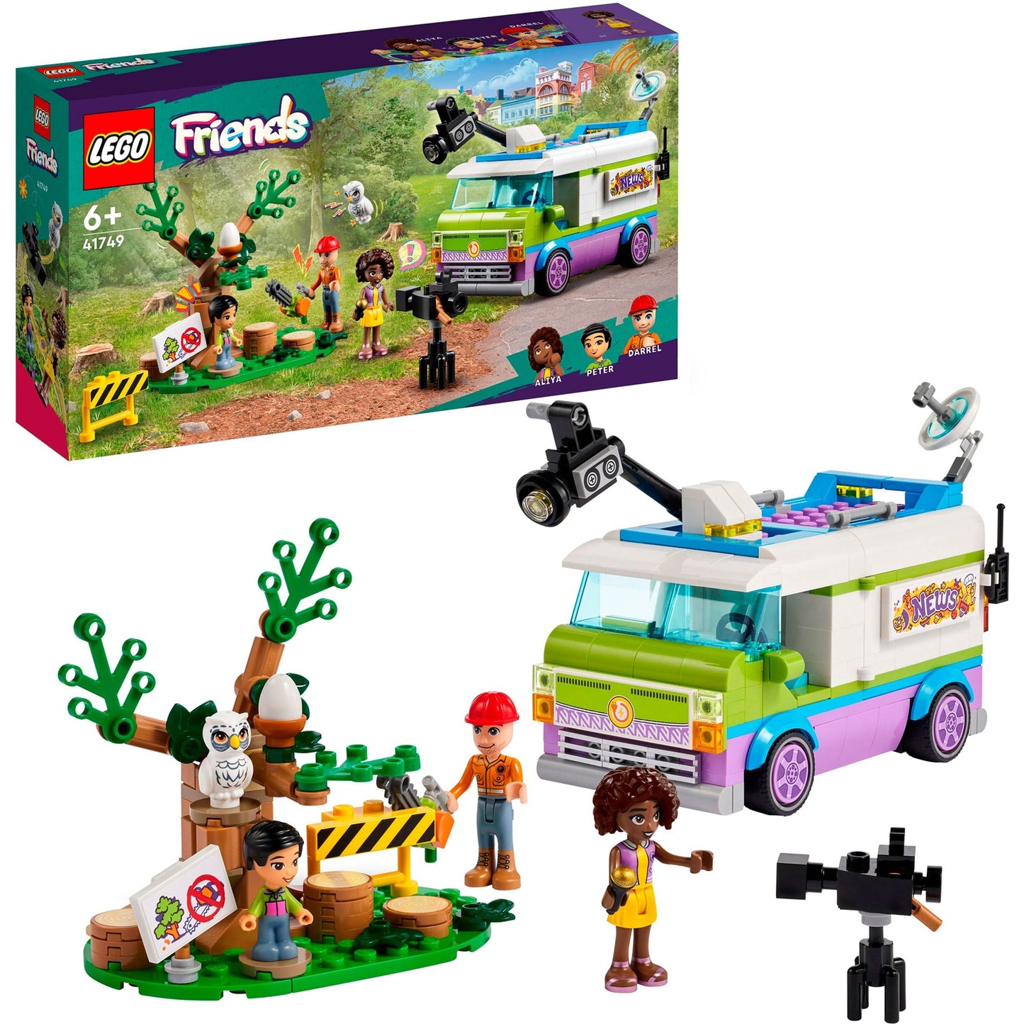 LEGO friends - nieuwsbusje constructiespeelgoed (41749)