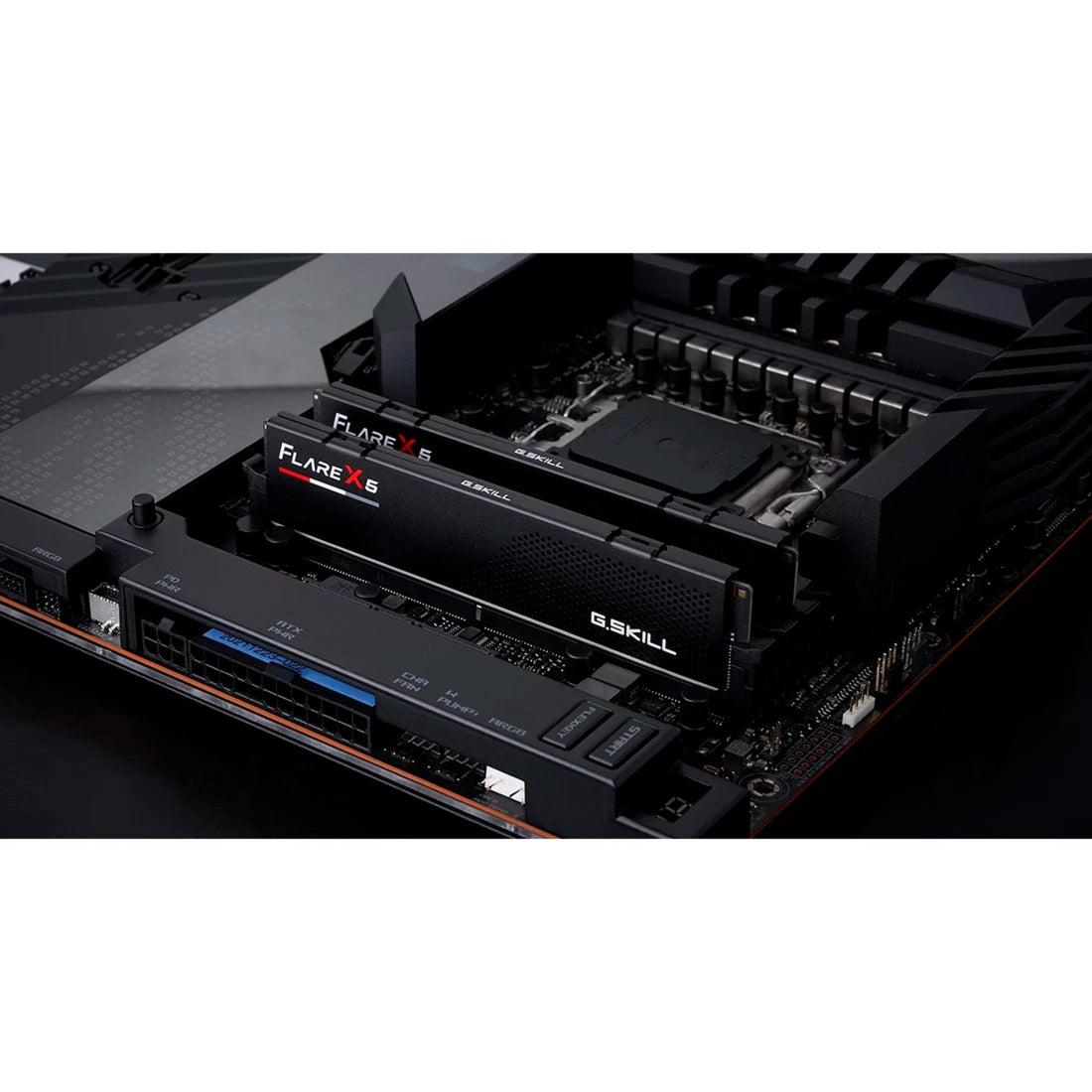 G.Skill flare x5 32 gb ddr5-6000 (2x 16 gb) werkgeheugen (zwart, f5-6000j3038f16gx2-fx5, expo)