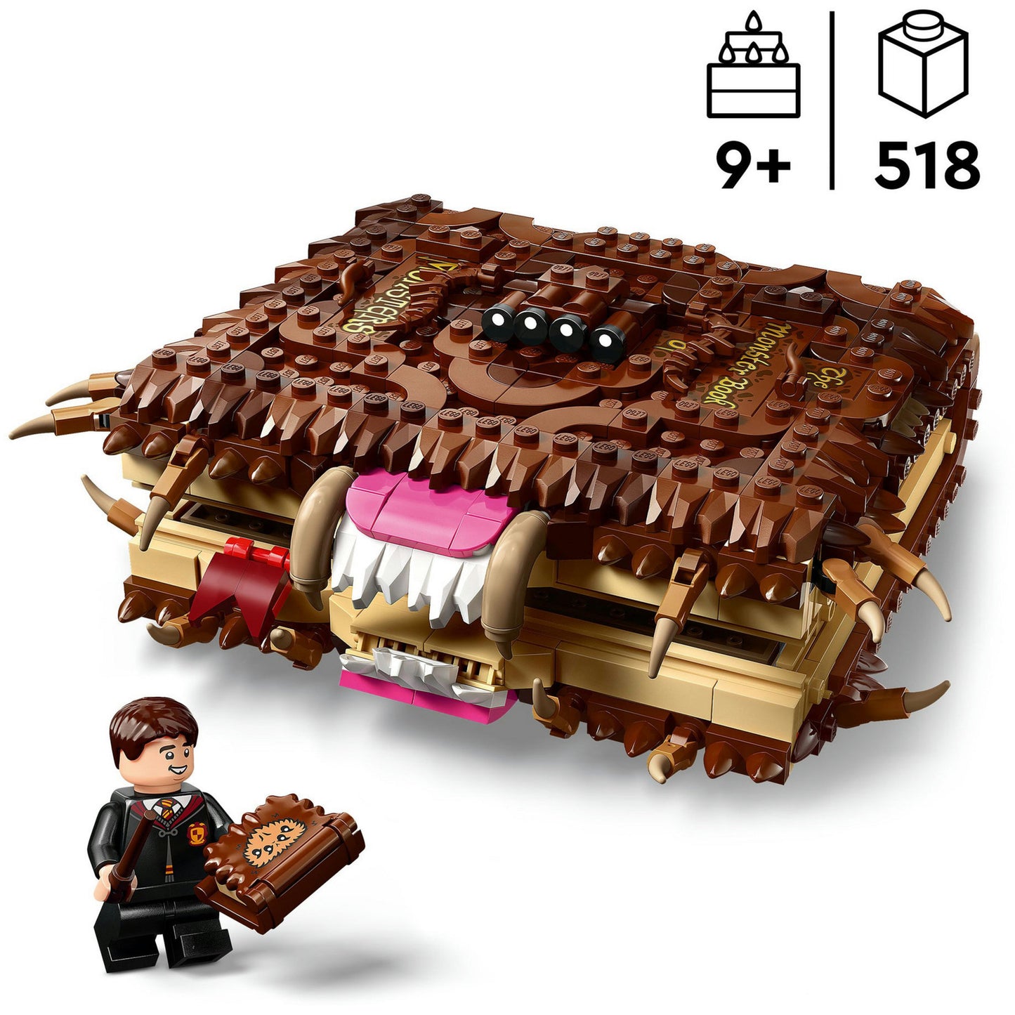LEGO harry potter - het monsterlijke monsterboek constructiespeelgoed (76449)