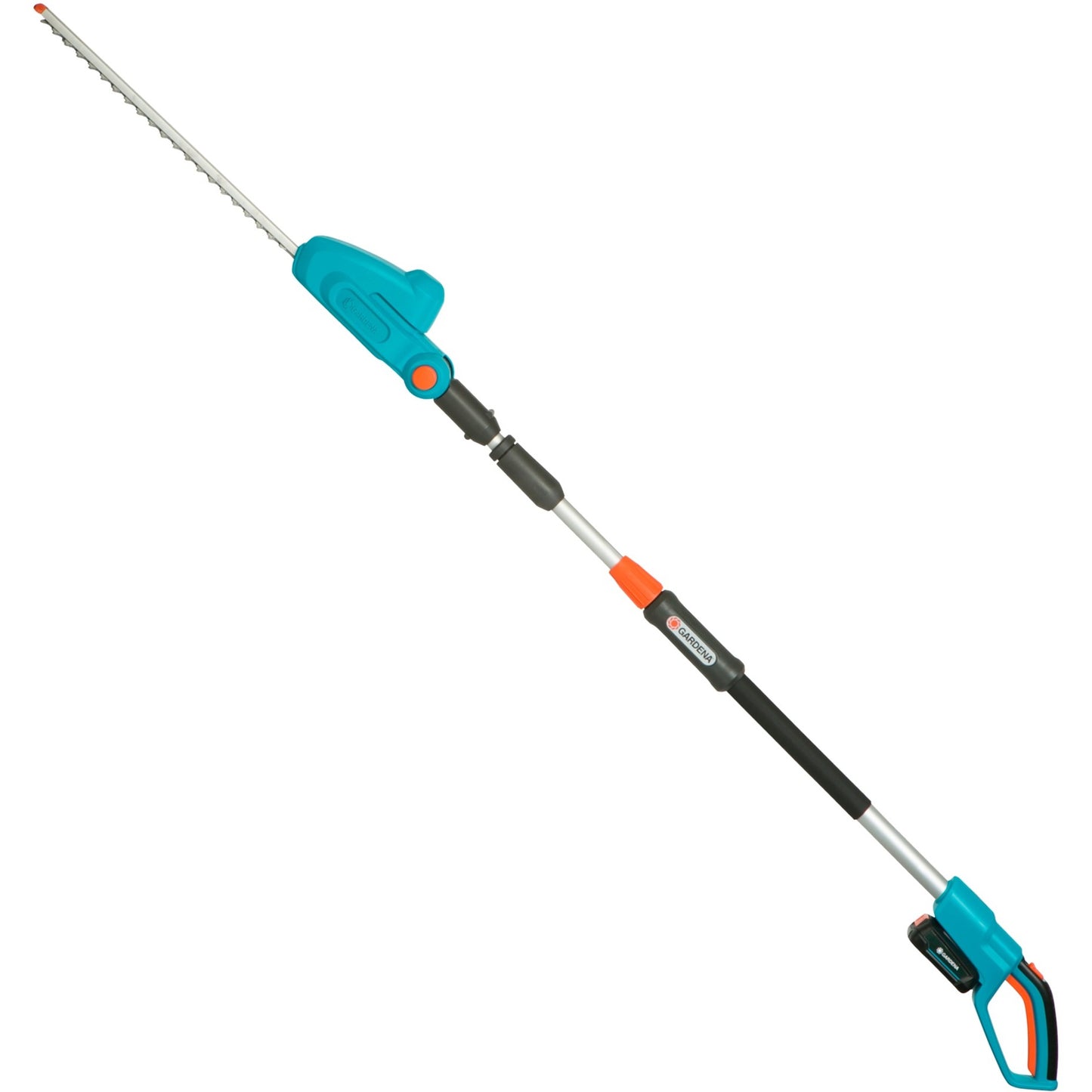 GARDENA accu telescopische heggenschaar ths 42 18v p4a set (turquoise grijs, 14732-20, accu inbegrepen)