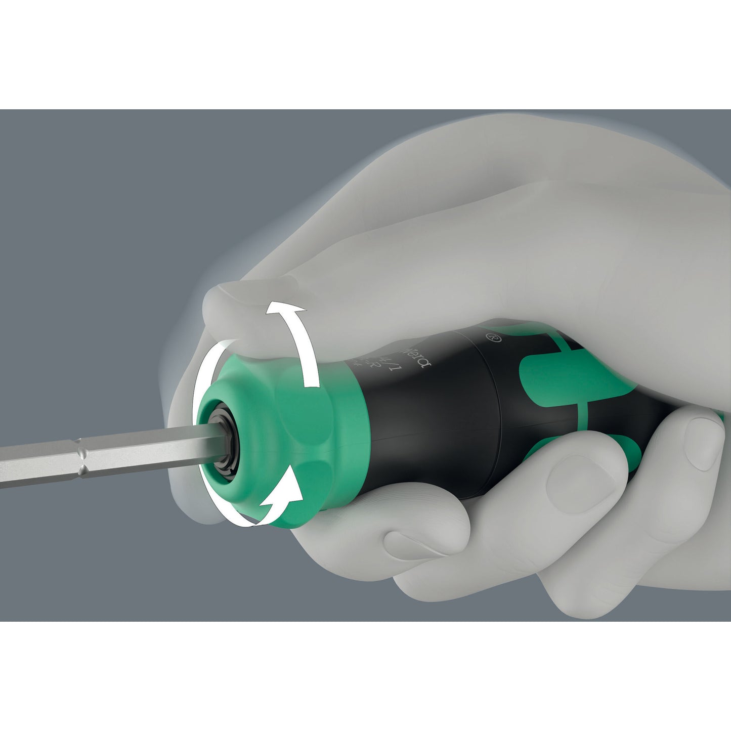 Wera kraftform kompakt 20 ra-r met etui, 6‑delig bitset (zwart groen)