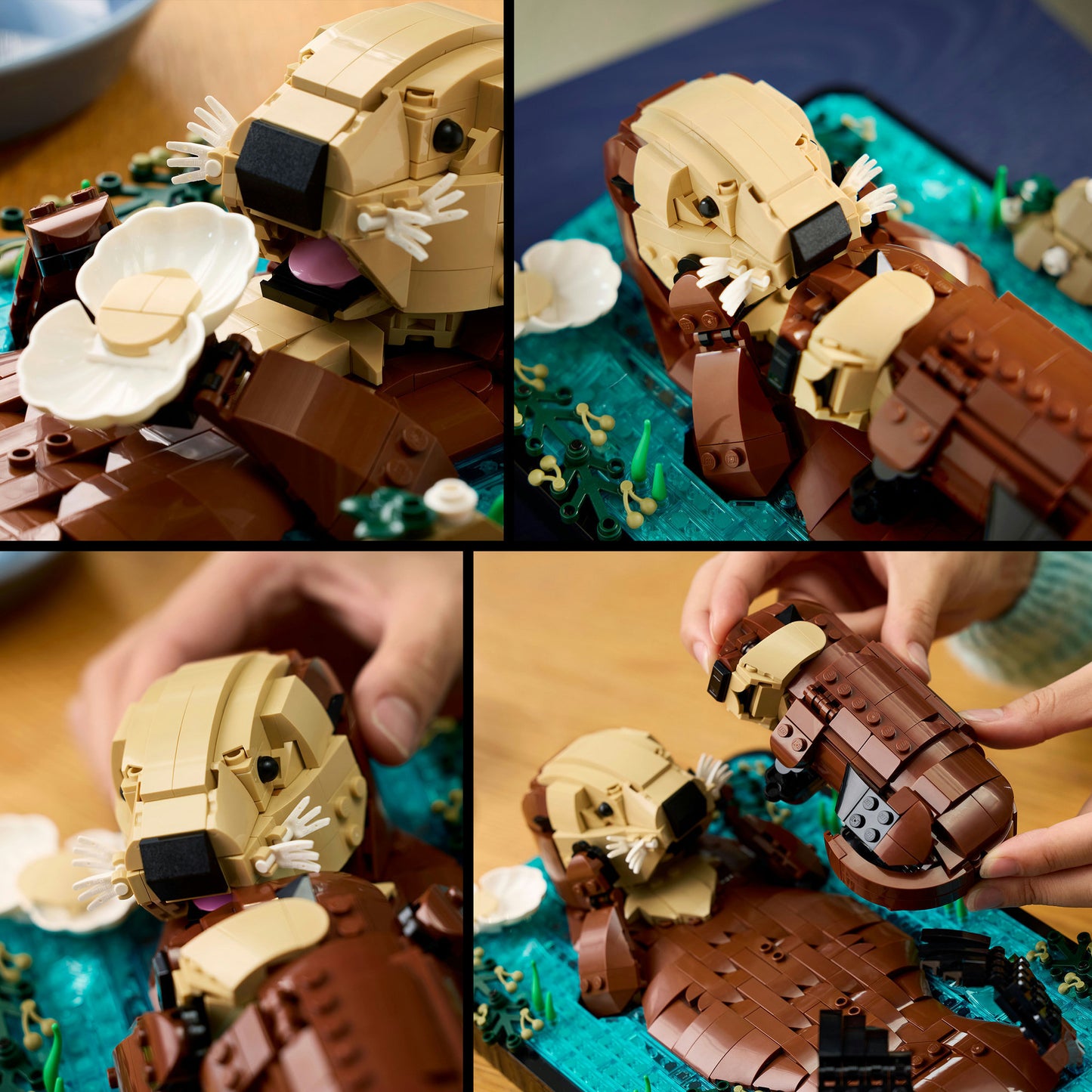 LEGO ideas - drijvende zeeotters constructiespeelgoed (21366, retail)