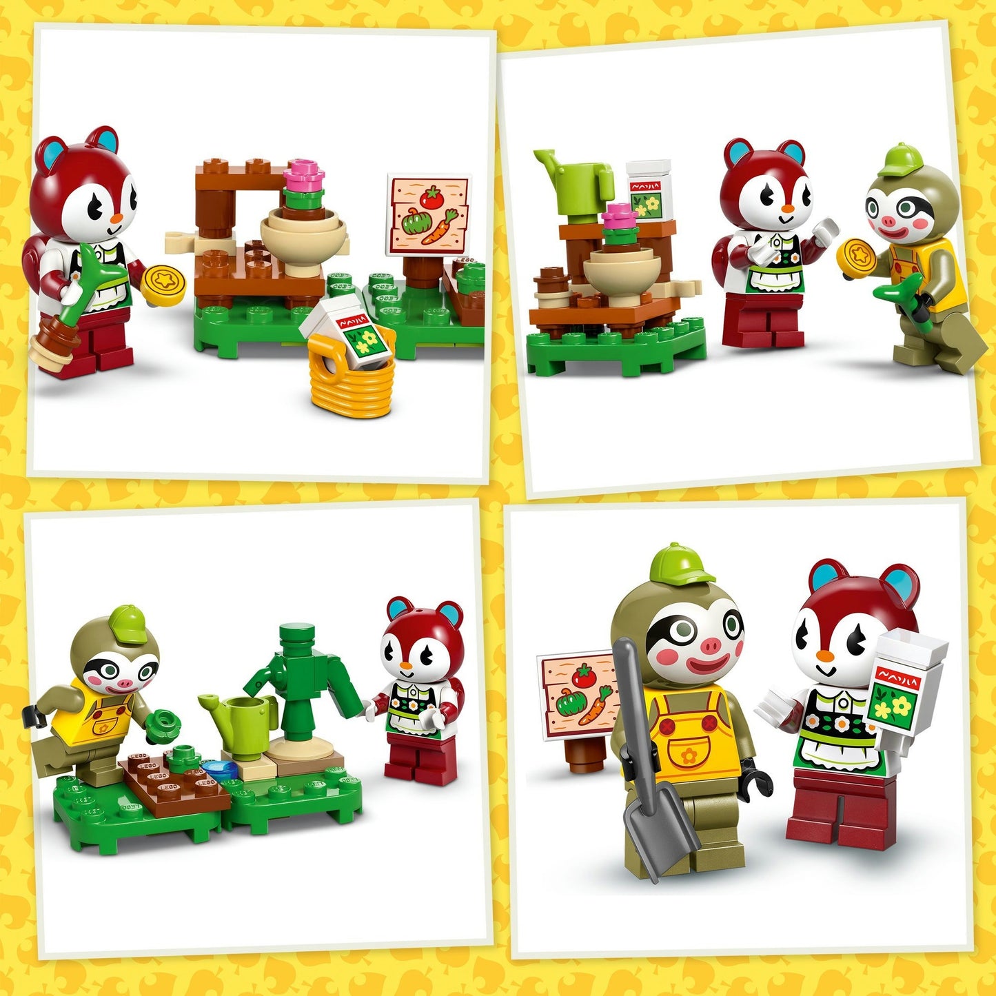 LEGO animal crossing 77054 leifs caravan en tuinwinkel
