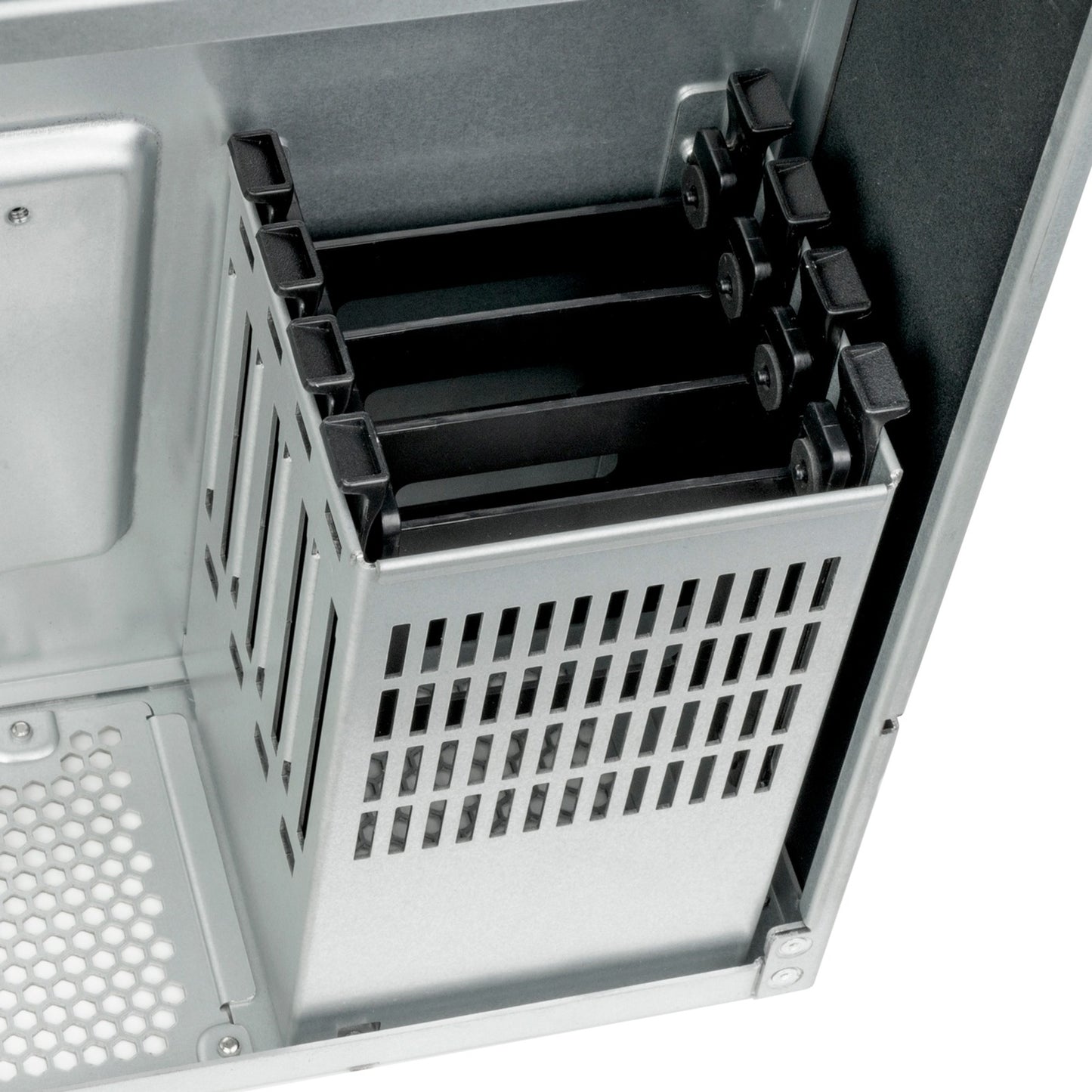 SilverStone rm600 rack behuizing (zwart)
