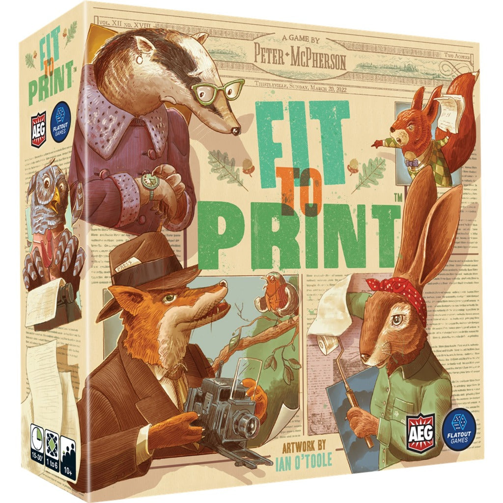 European Player Network Fit to Print Bordspel (Engels, 1 - 6 spelers, 15 - 30 minuten, Vanaf 10 jaar)