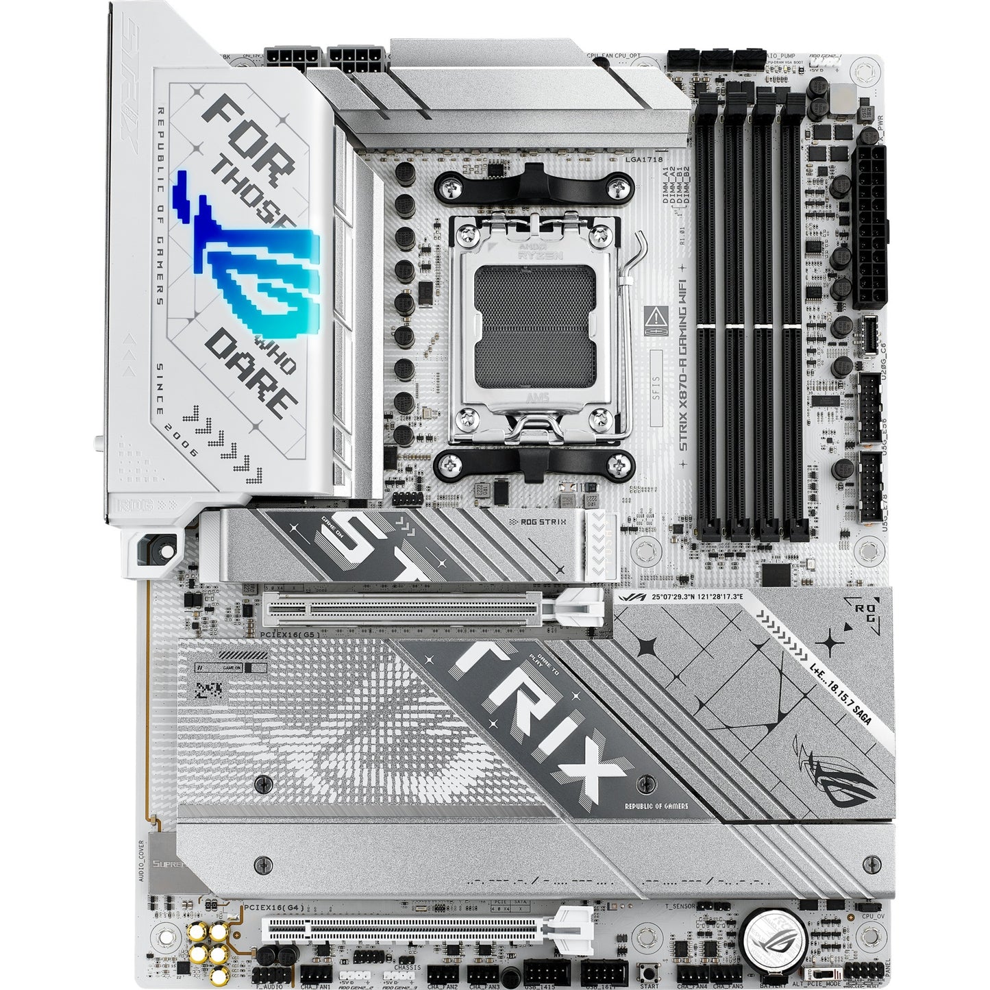 ASUS rog strix x870-a gaming wifi socket am5 moederbord (2,5gb-lan, wi-fi 7, bt, sound, atx)