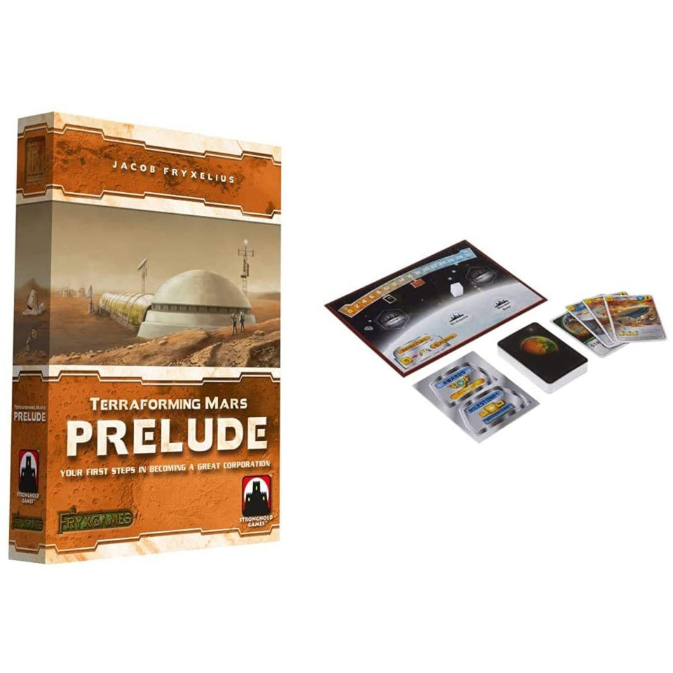 Asmodee terraforming mars: prelude bordspel (engels, uitbreiding, 1 - 5 spelers, 90 - 120 minuten, vanaf 12 jaar)