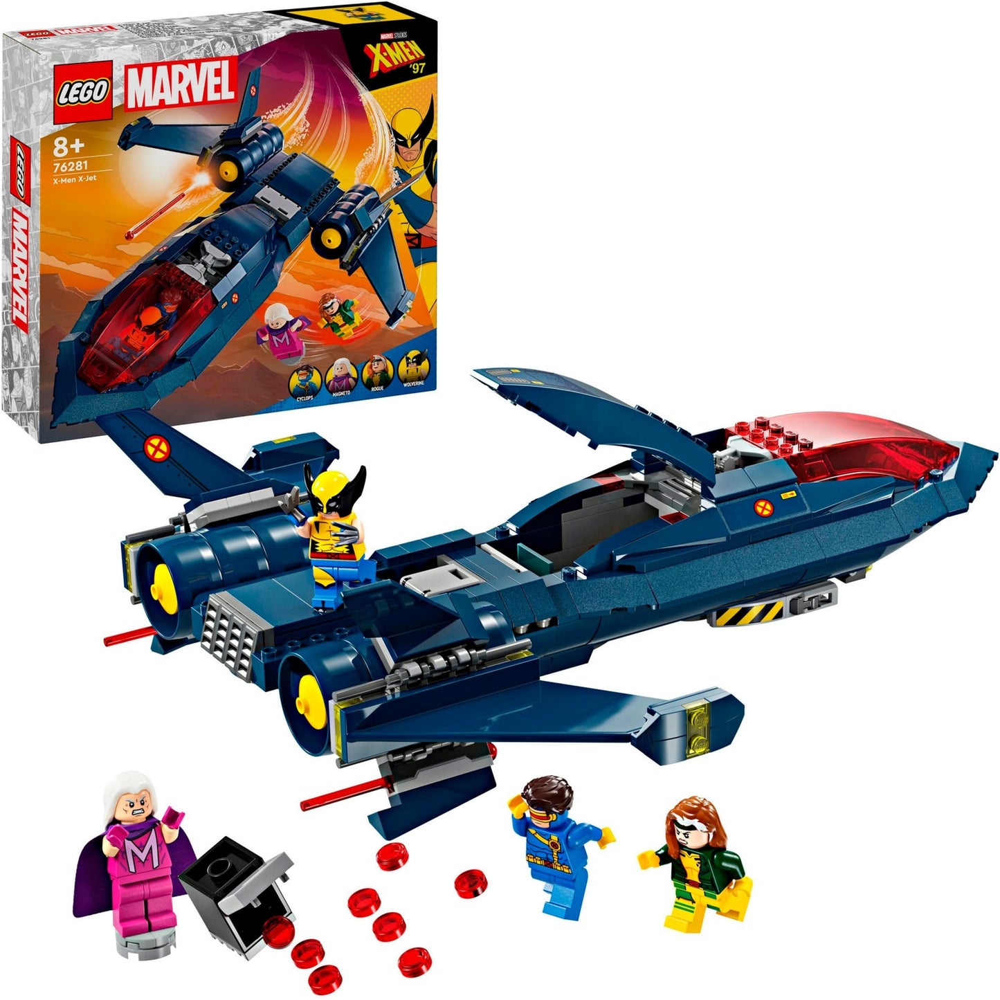 LEGO marvel - x-men x-jet constructiespeelgoed (76281)