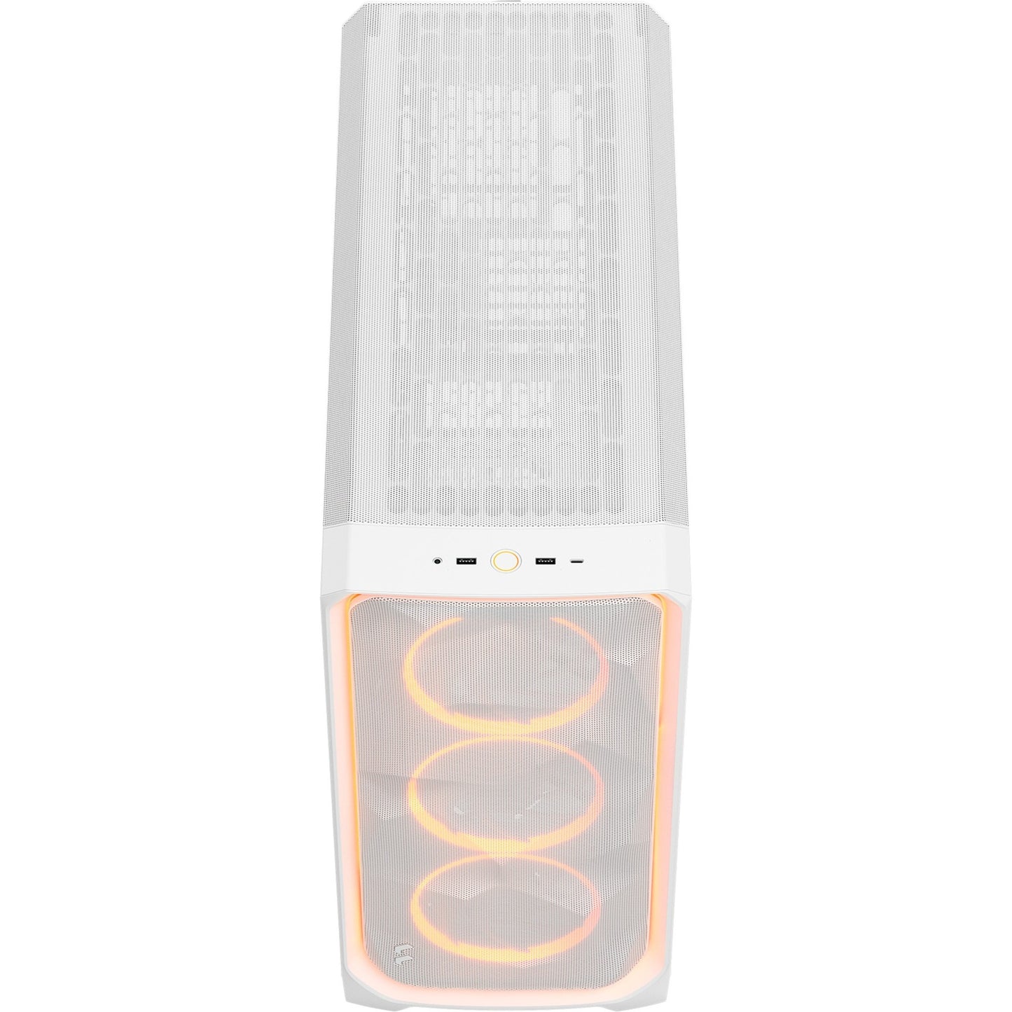 Fractal Design meshify 3 xl ambience pro rgb big tower behuizing (wit | 2x usb-a | 1x usb-c | rgb | tempered glass)