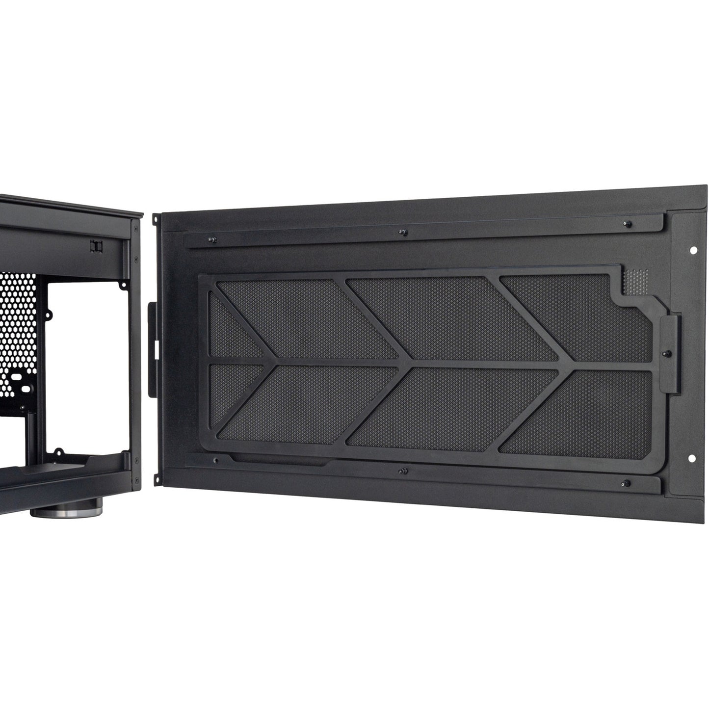 SilverStone crown 04 htpc behuizing (donkergrijs | 4x usb-a | 1x usb-c)