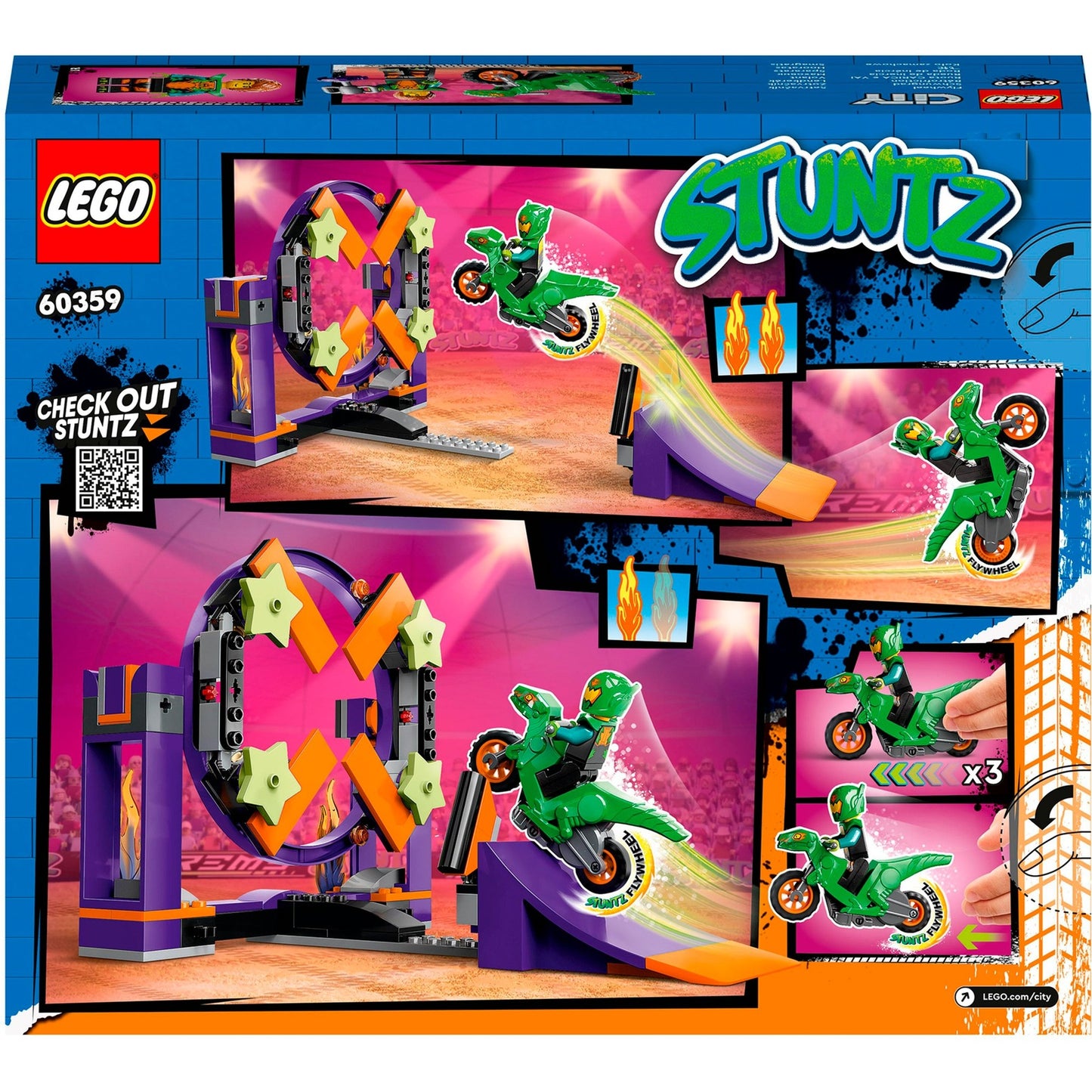 LEGO city - uitdaging: dunken met stuntbaan constructiespeelgoed (60359)