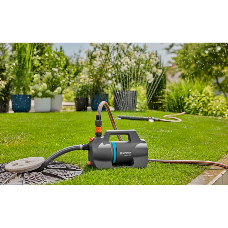 GARDENA besproeiingspomp 5000 silent (donkergrijs turquoise, 9080-20)