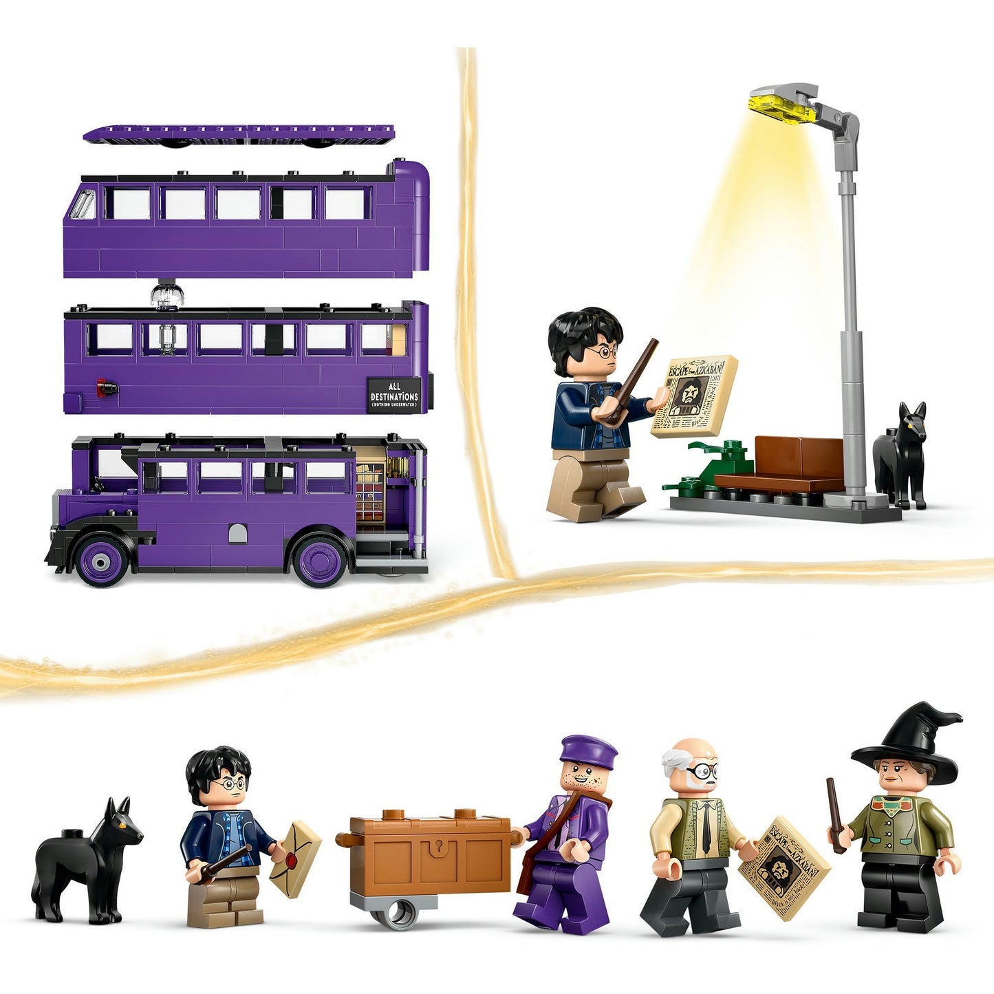 LEGO harry potter - collectebus avontuur constructiespeelgoed (76446)