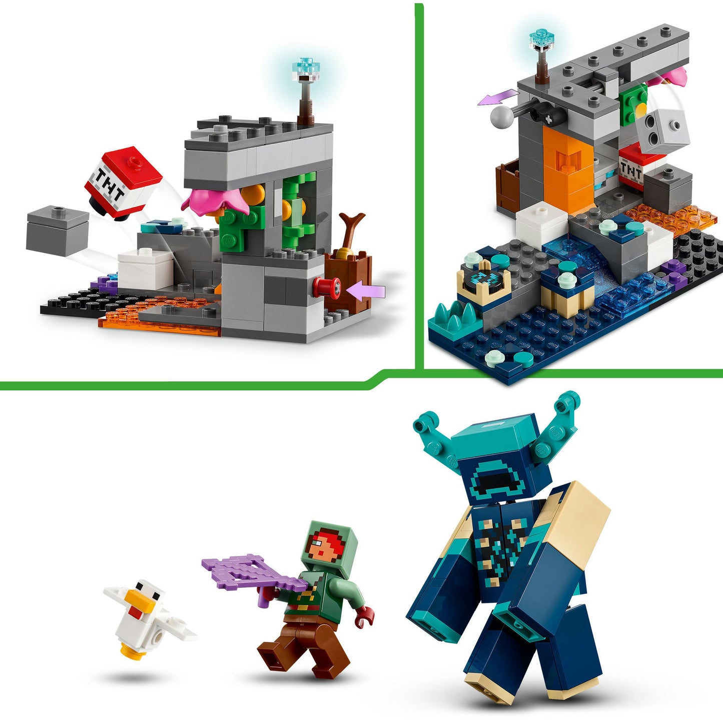 LEGO minecraft 21274 de ontmoeting met de opzichter