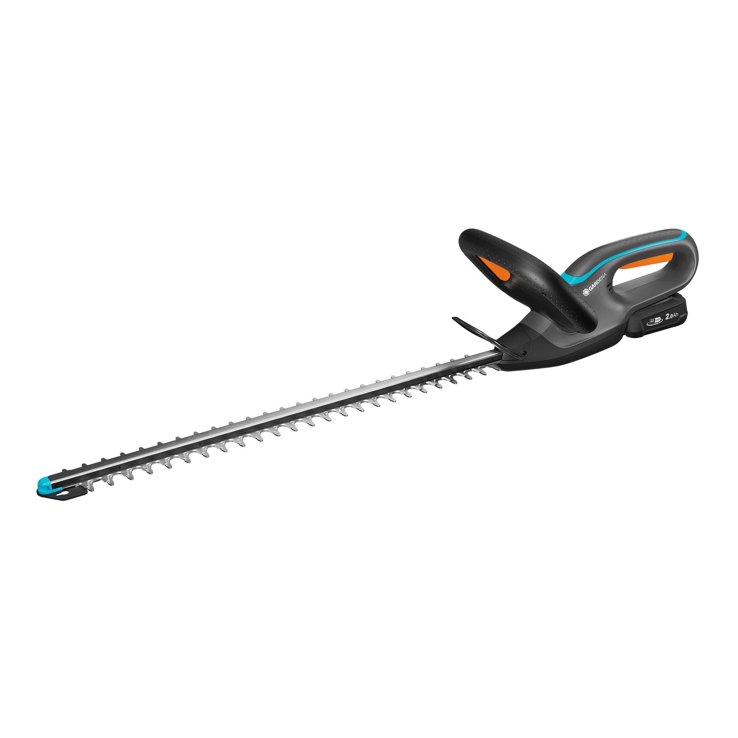 GARDENA accuheggenschaar easycut 55 18v set (grijs turquoise, 14735-20, accu en oplader inbegrepen)