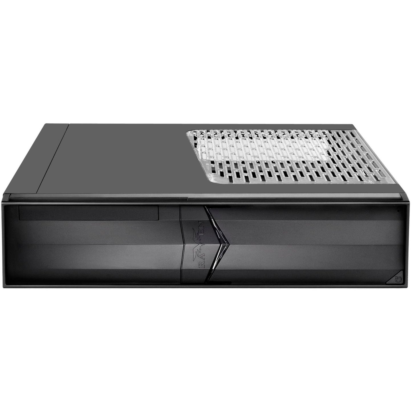 SilverStone sst-rvz02b-w window-kit desktop behuizing (zwart | 2x usb-a | window)