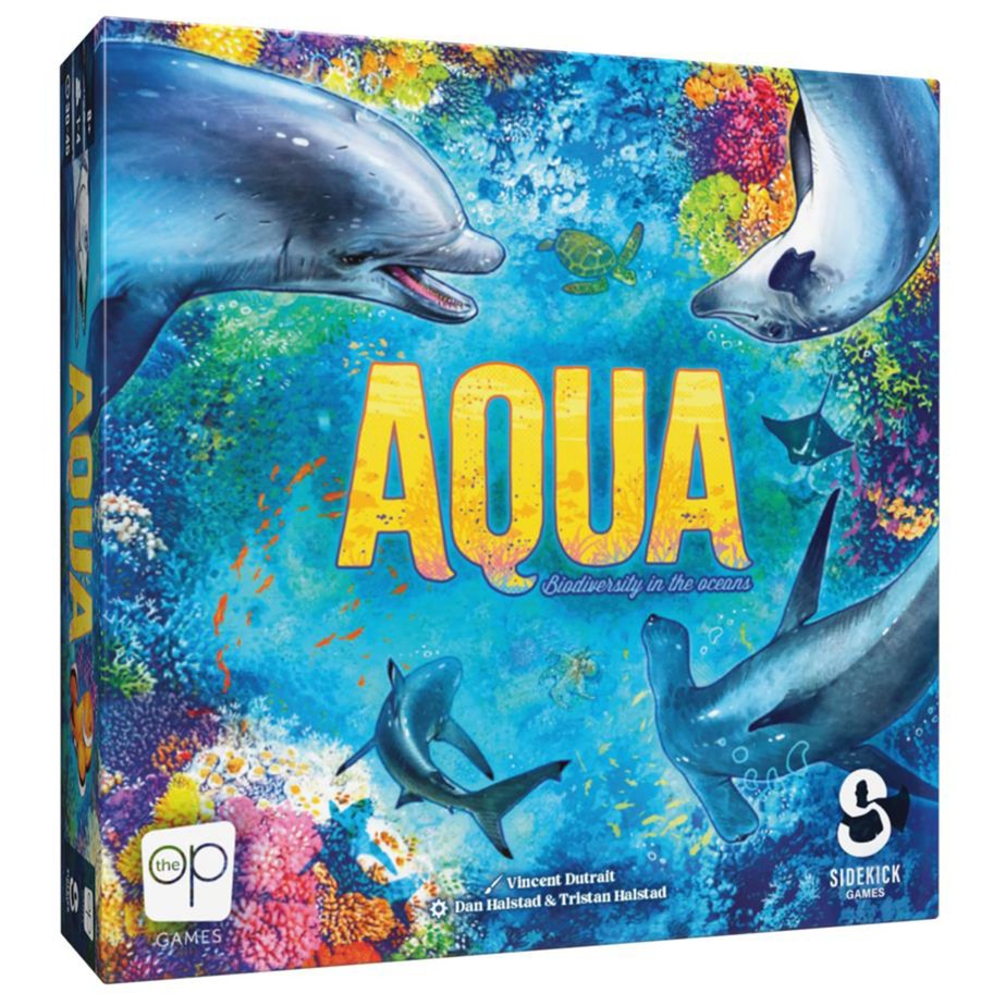 Ty European player network aqua: biodiversi in the oceans bordspel (engels, 1 - 4 spelers, 30 - 45 minuten, vanaf 8 jaar)