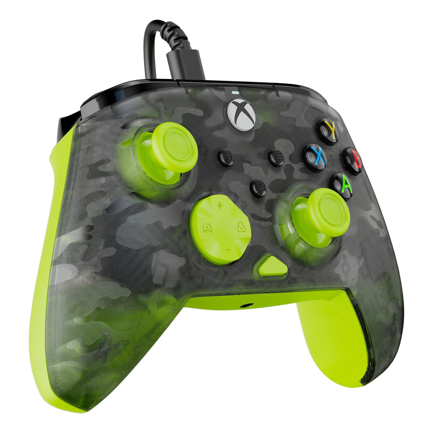 Turtle Beach rematch core bedrade controller (zwart geel, xbox serie x|s, xbox one, pc)