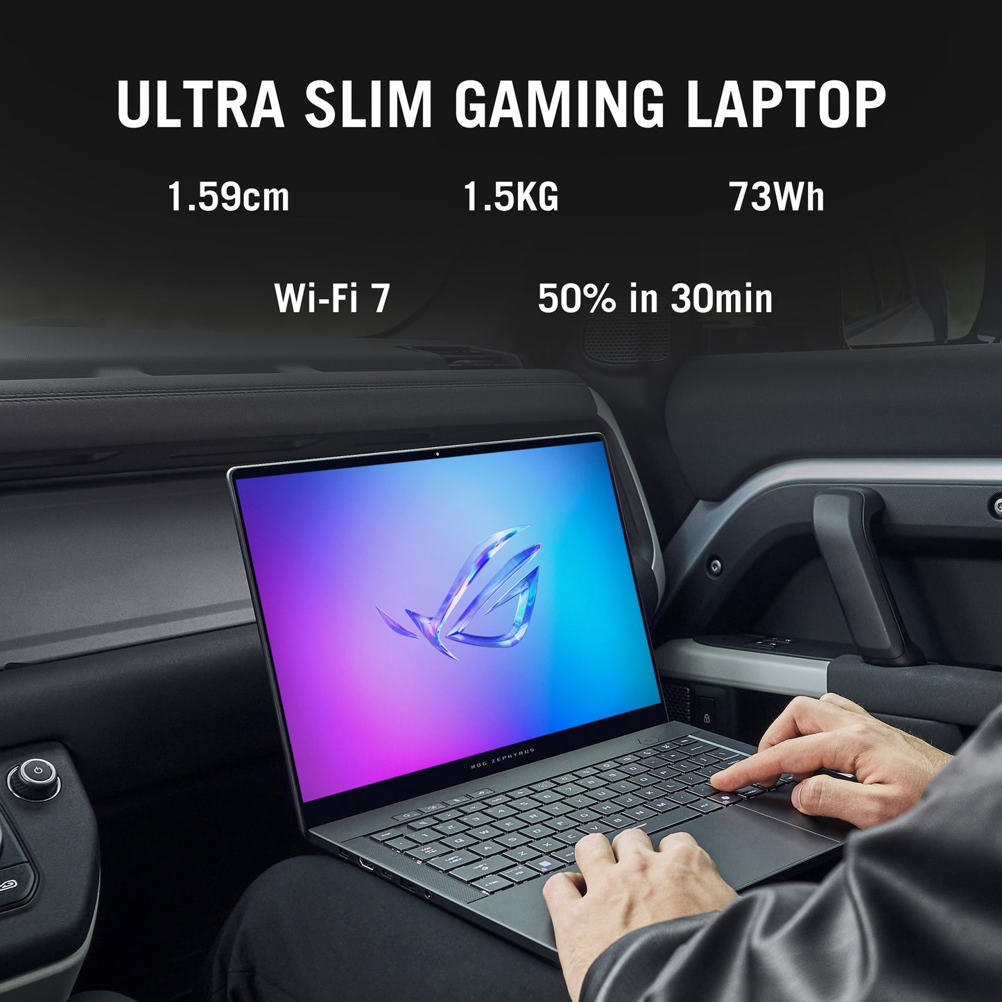 ASUS rog zephyrus g14 ga403up-qs005w 14 copilot+ gaming laptop (grijs | ryzen 9 270 | rtx 5070 | 32 gb | 1 tb ssd | oled)
