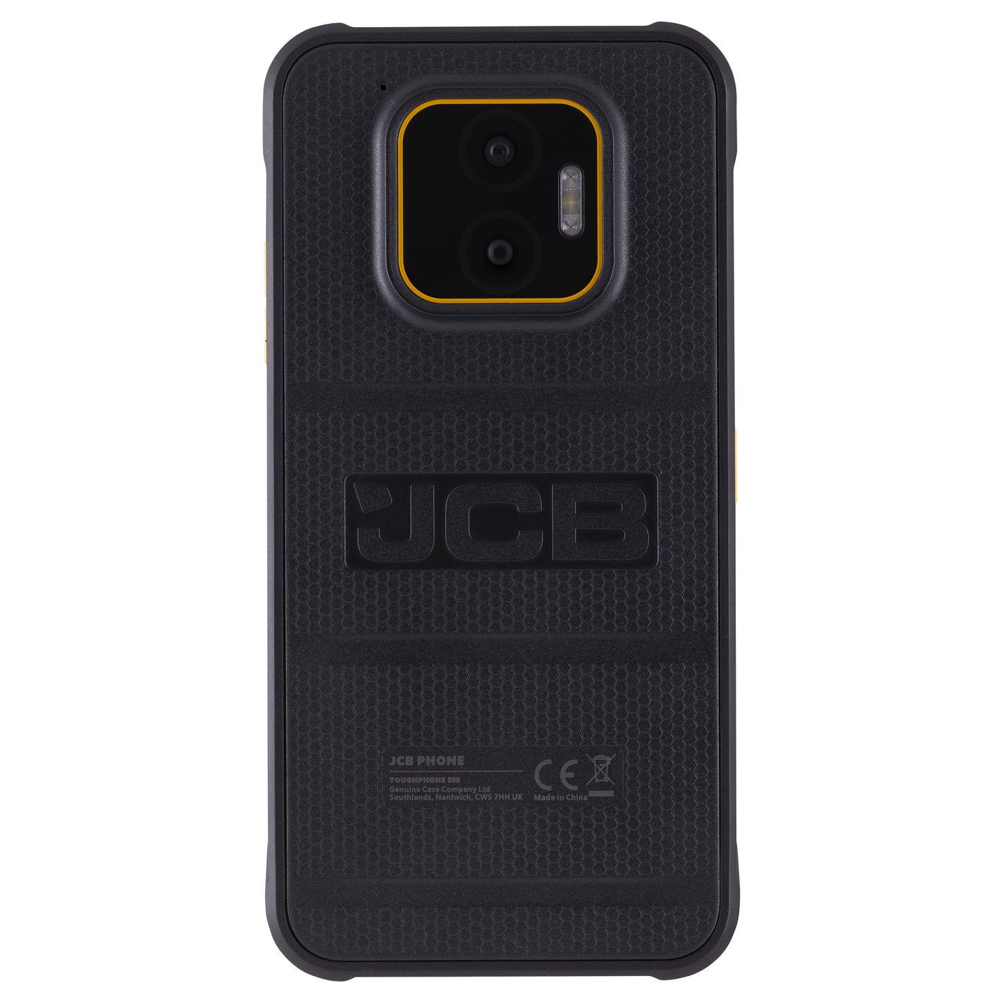 JCB Toughphone E50 smartphone (Zwart, 128 GB, Android 16)