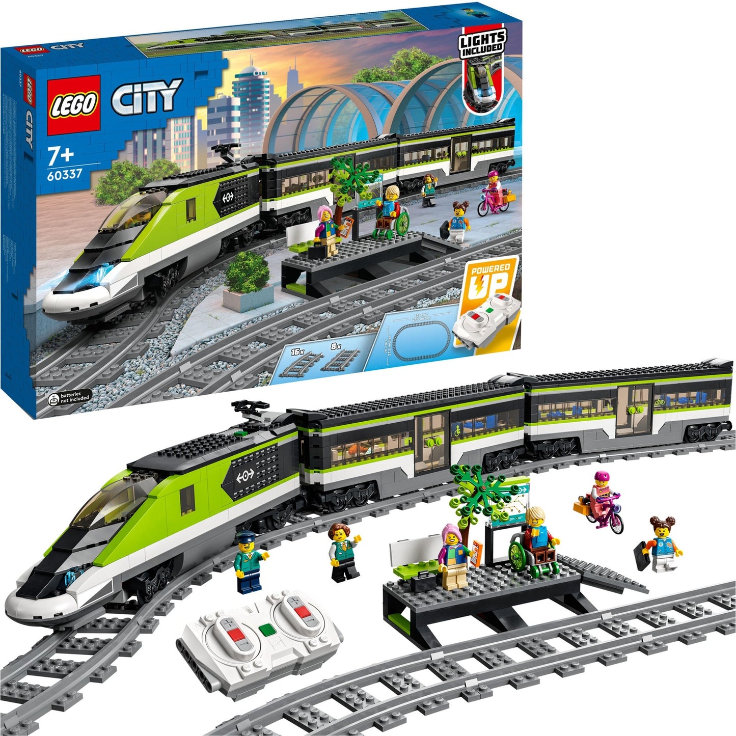 LEGO city - passagierssneltrein constructiespeelgoed (60337)