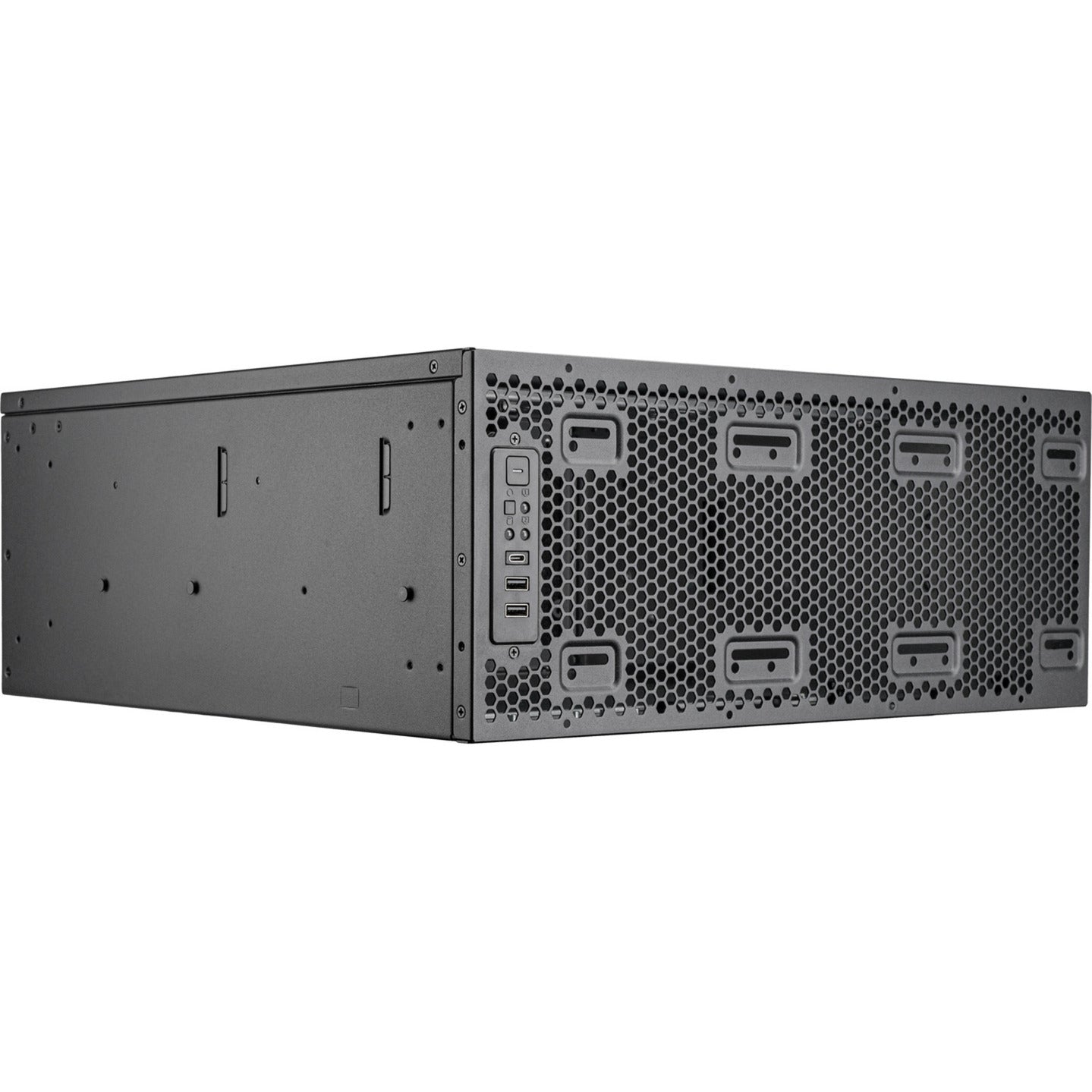 SilverStone rm4a rack behuizing (zwart | 4u | usb-c)