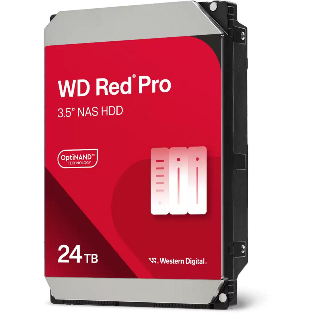 WD red pro 24 tb harde schijf (241kfgx, sata 600, 24 7, af)